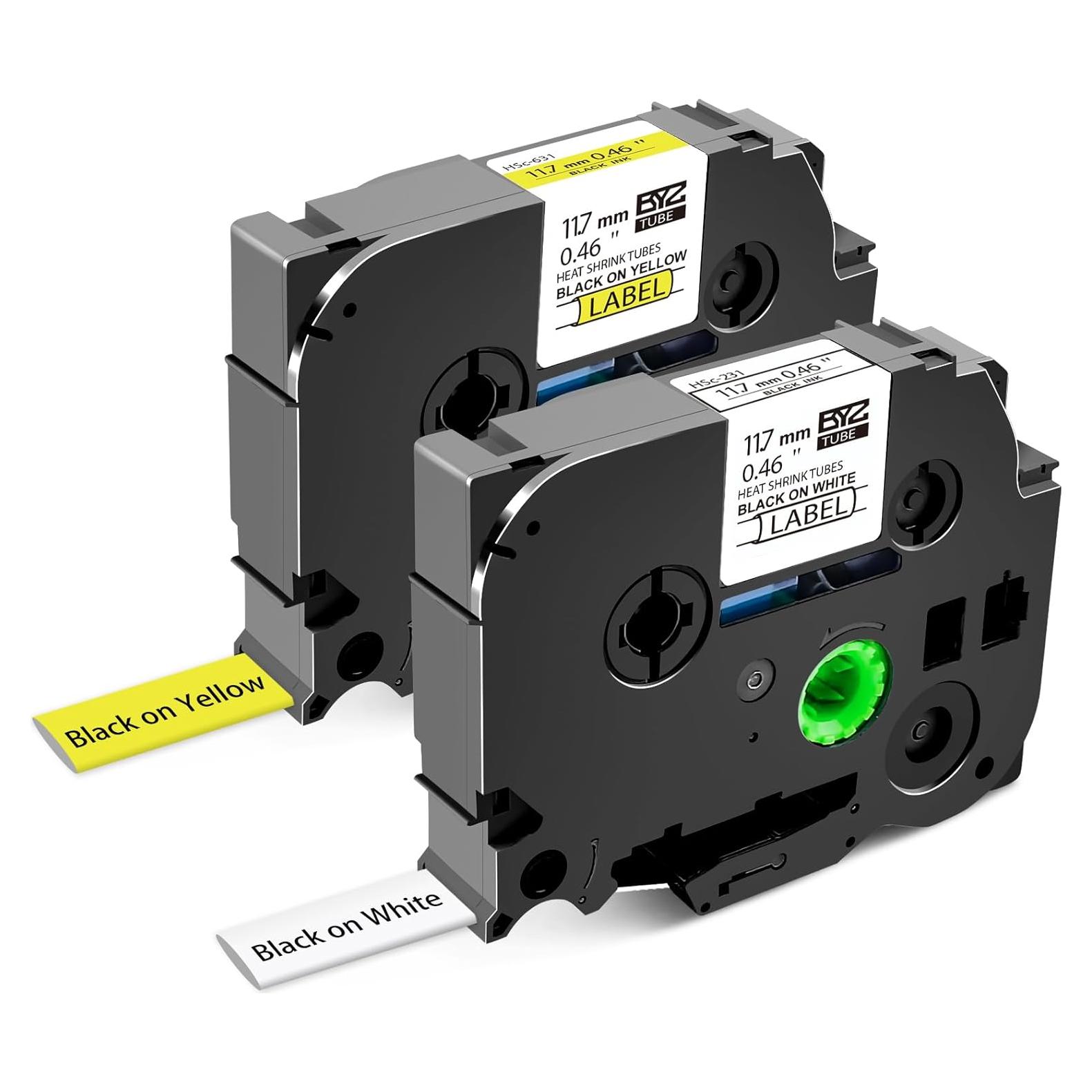 Cintas de Etiqueta Termocontraíble BOYEEZON HSe-231/631 11.7mm x 1.5m