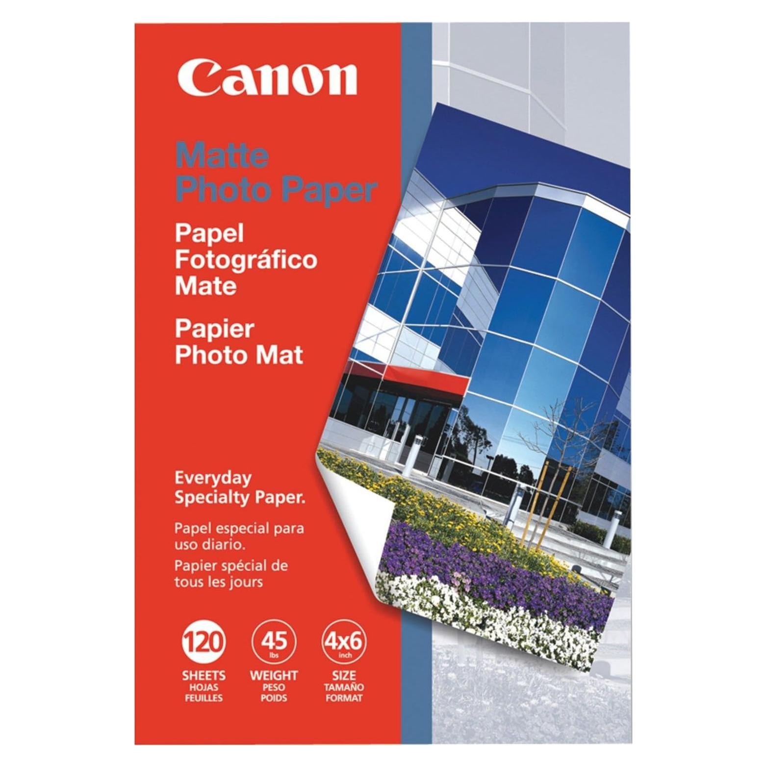 Papel Fotográfico Mate Canon MP-101 10x15 cm 120 Hojas