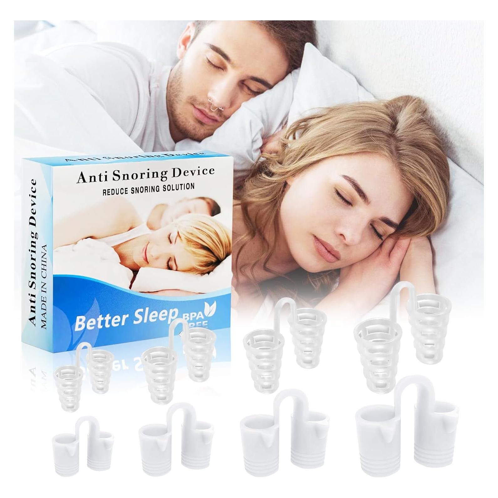 Dilatadores Nasales Anti Ronquidos SARSWBBHI - 8 Tamaños