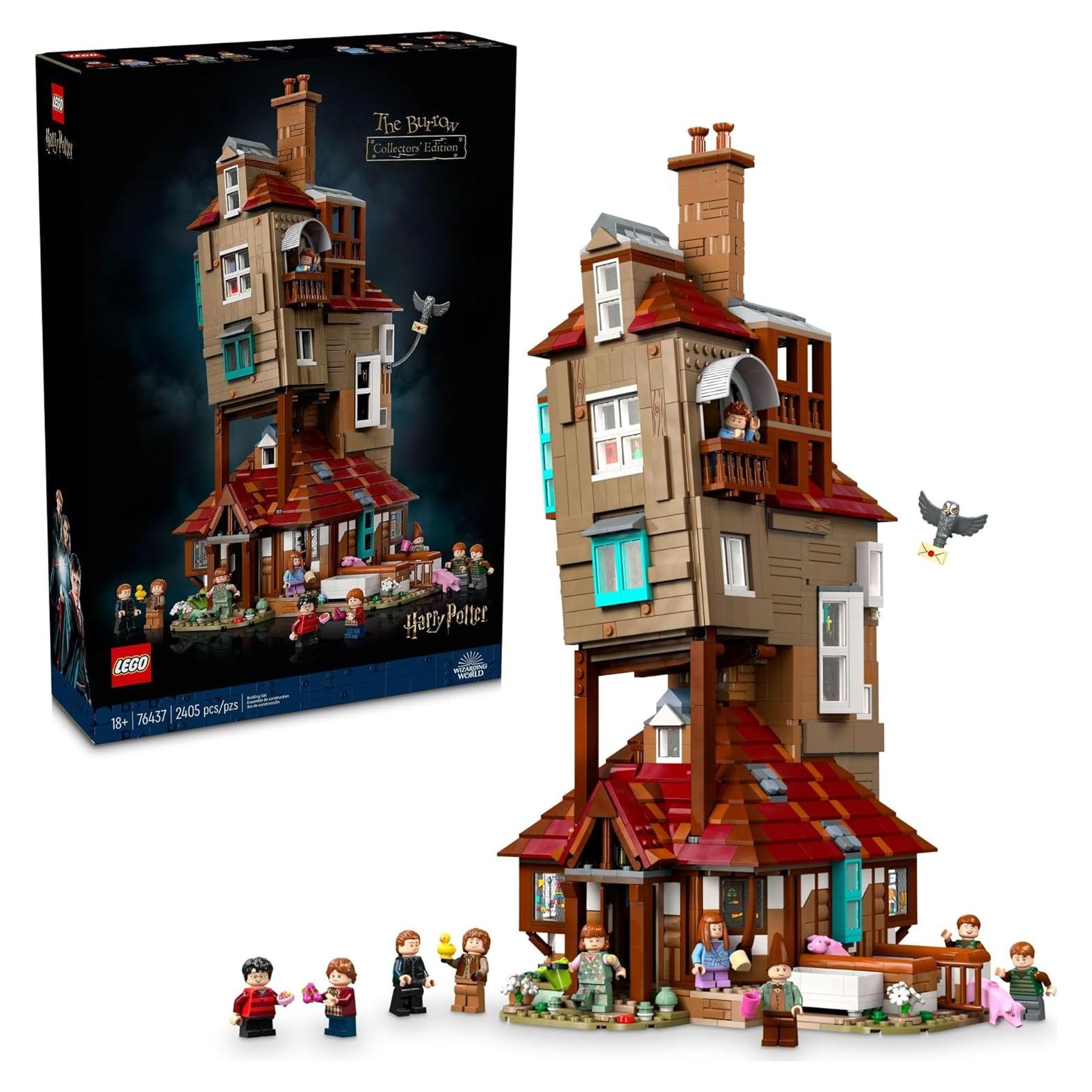 LEGO Harry Potter Casa de los Weasley 2405 Piezas 10 Minifiguras