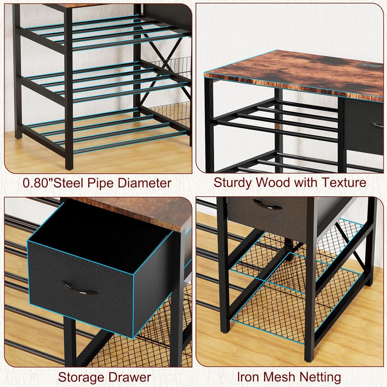 Soporte para Impresora 3D GUULIBERA con Estante y Cajón 19kg