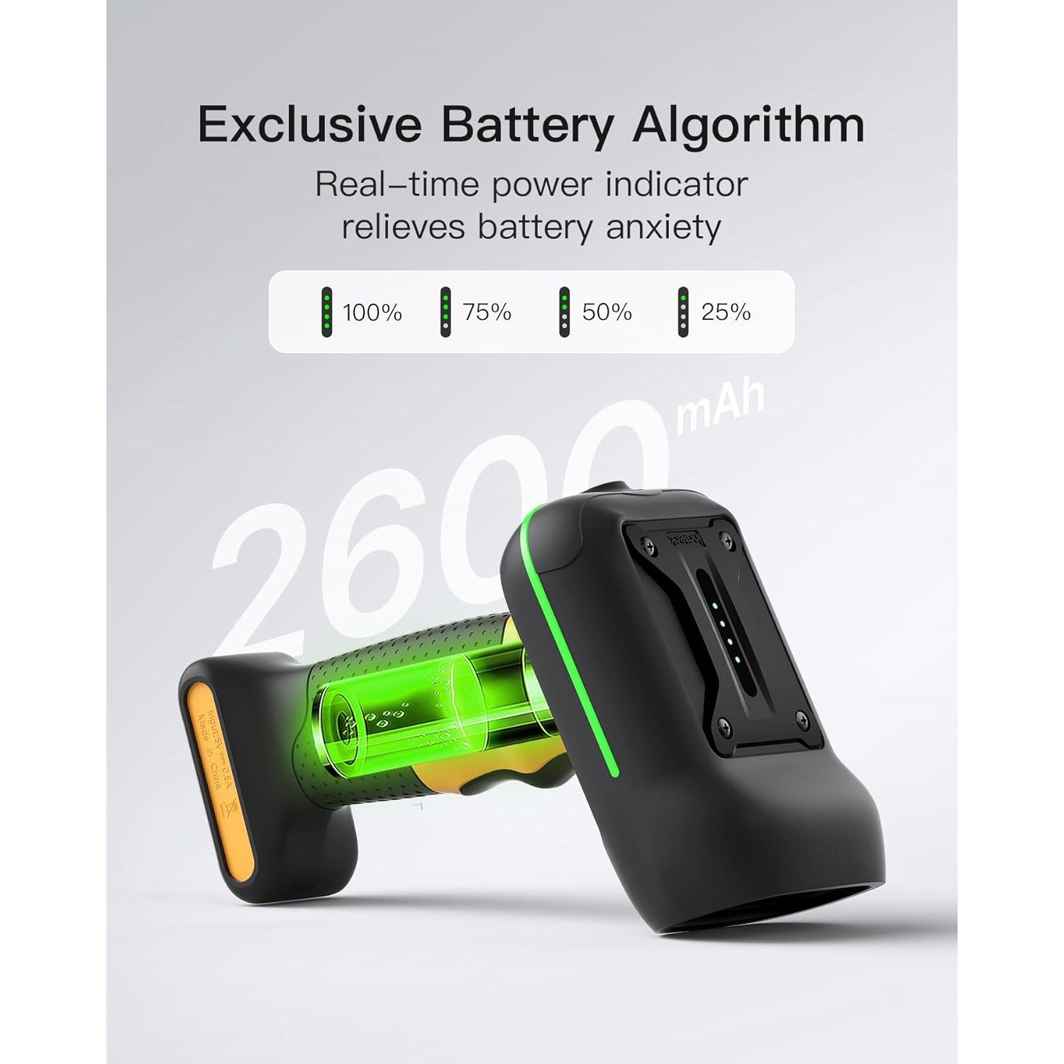 Escáner de Códigos de Barras Inateck BCST-75 IP67 Inalámbrico