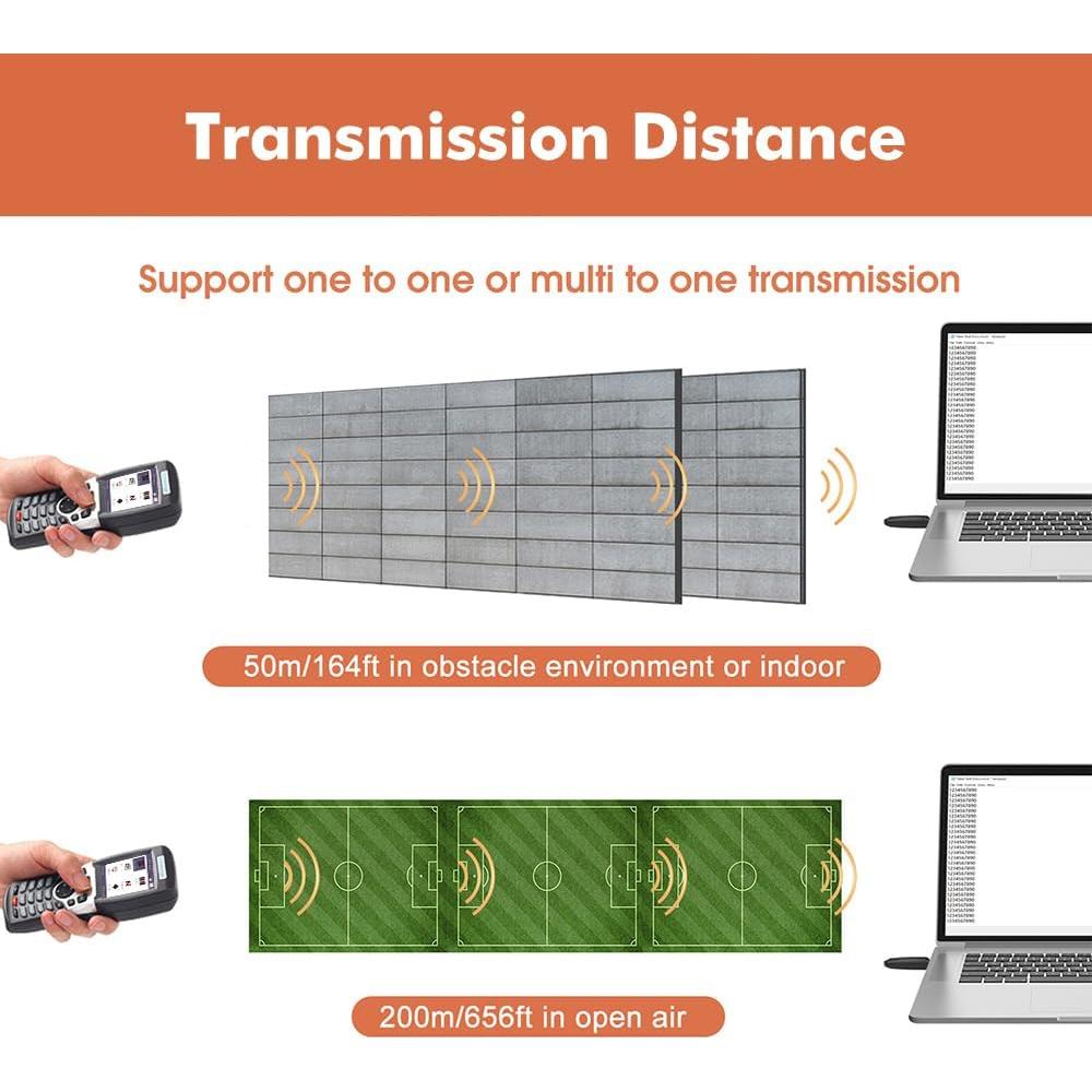 Escáner de Código de Barras Inalámbrico Trohestar N4 1D