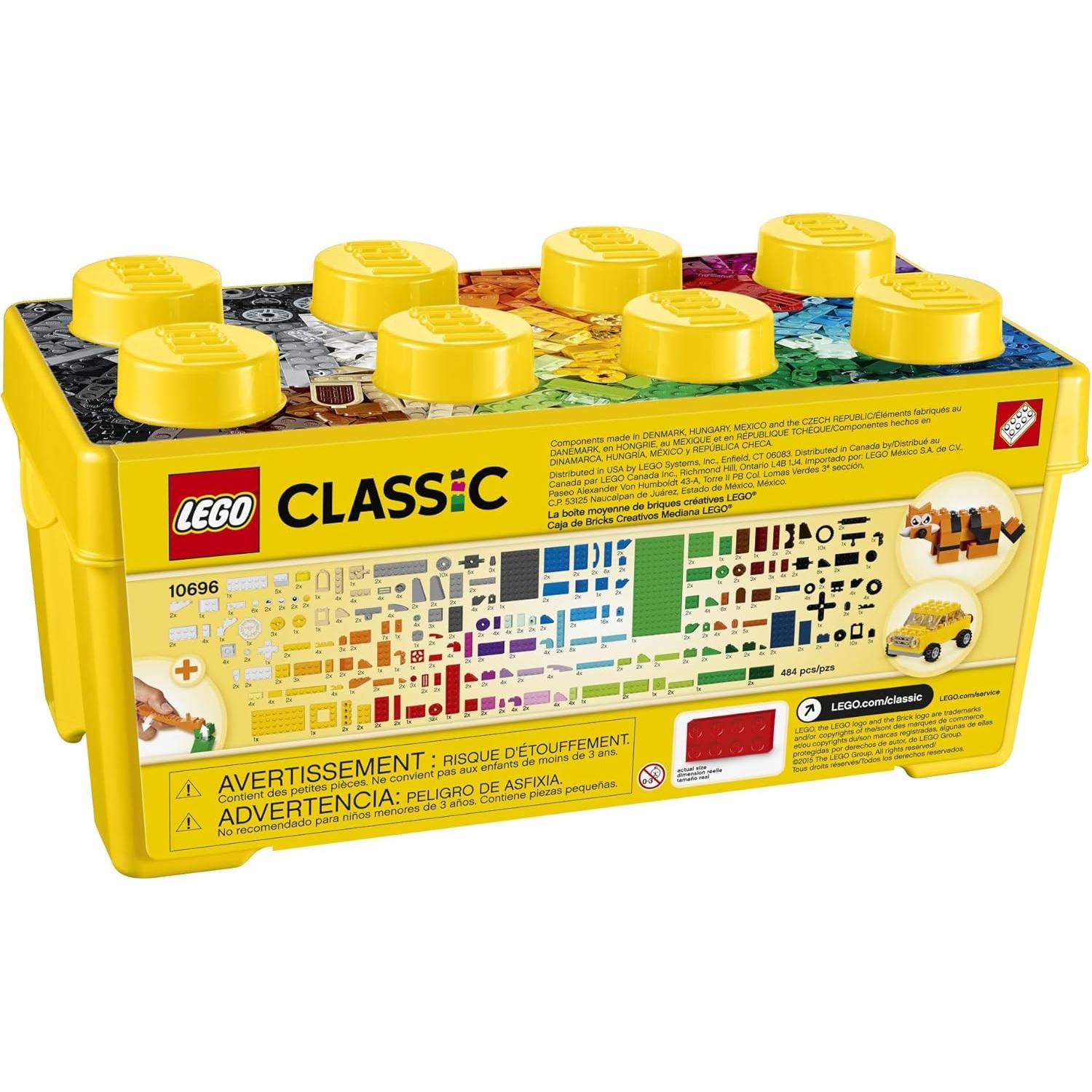 LEGO Classic Caja Creativa 10696 - 484 Piezas para Niños