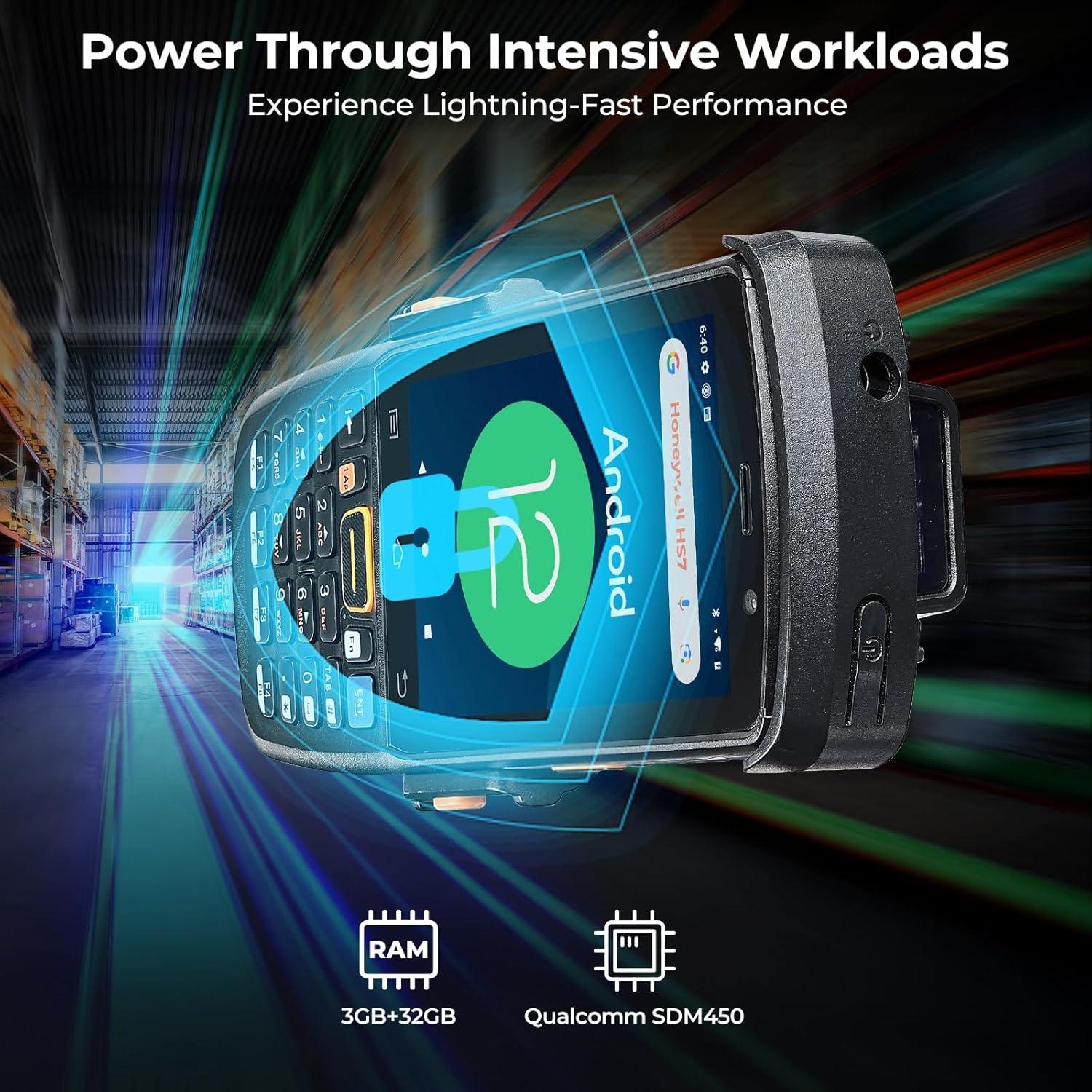 Escáner de Código de Barras MUNBYN 082Pro Android 12 IP67