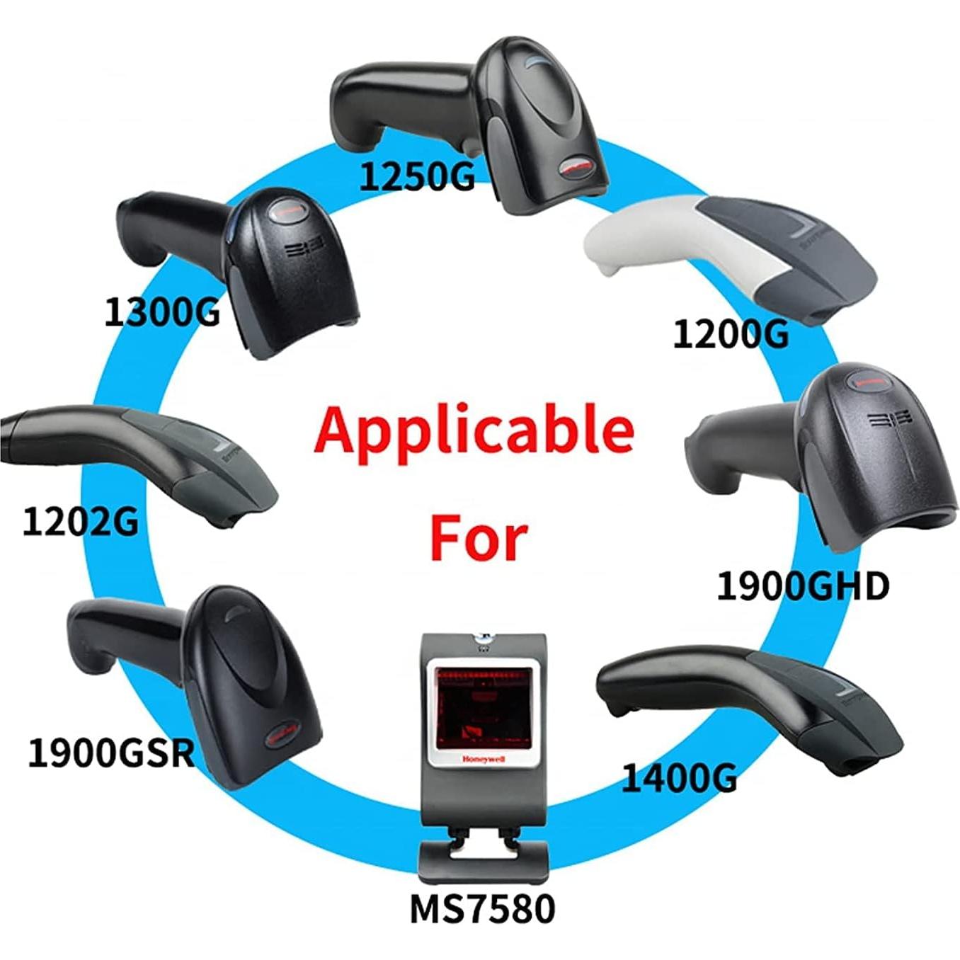 Cable USB SOTESIN 3m para Escáner de Código de Barras