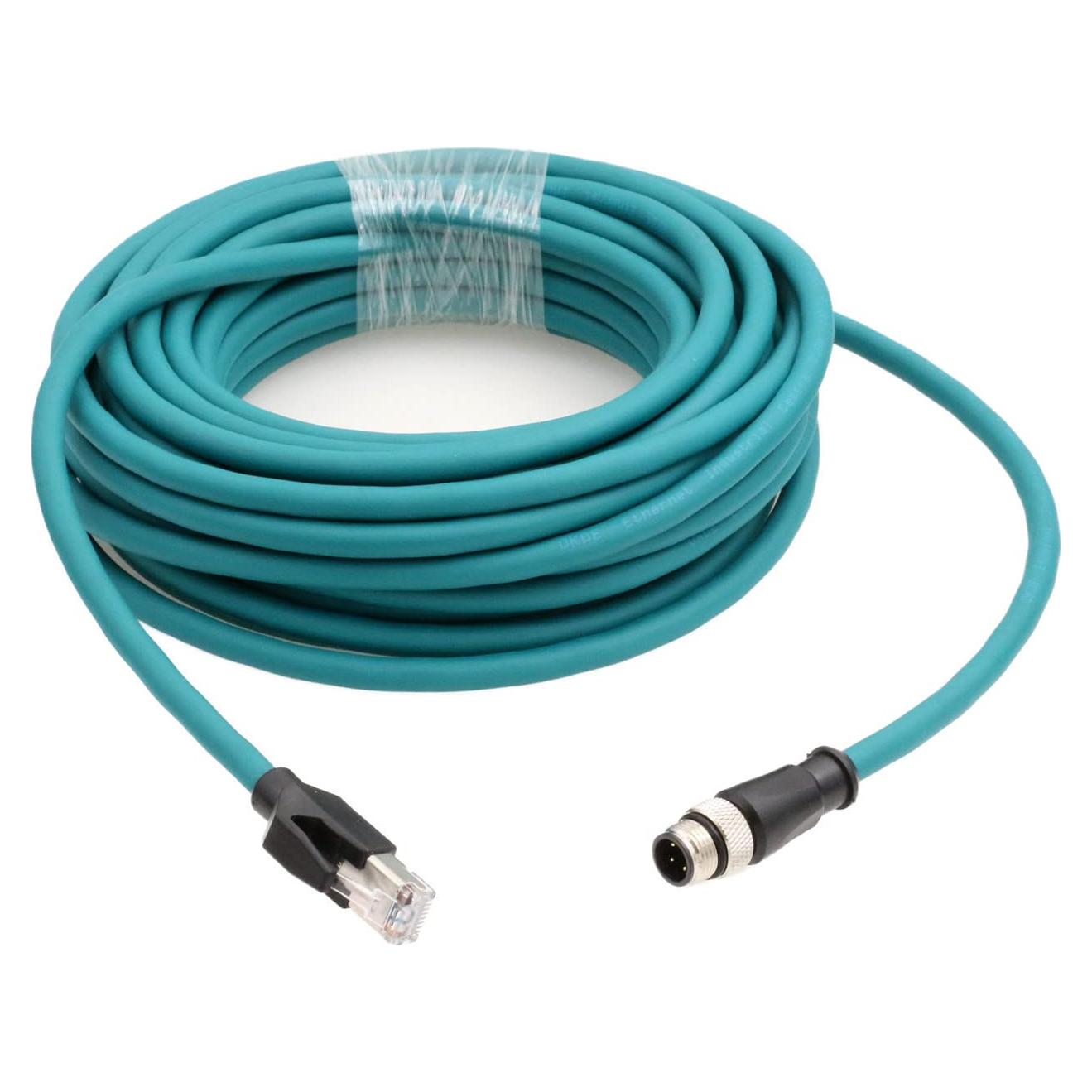 Cable Ethernet M12 D-Codificado 8m HangTon para Industria