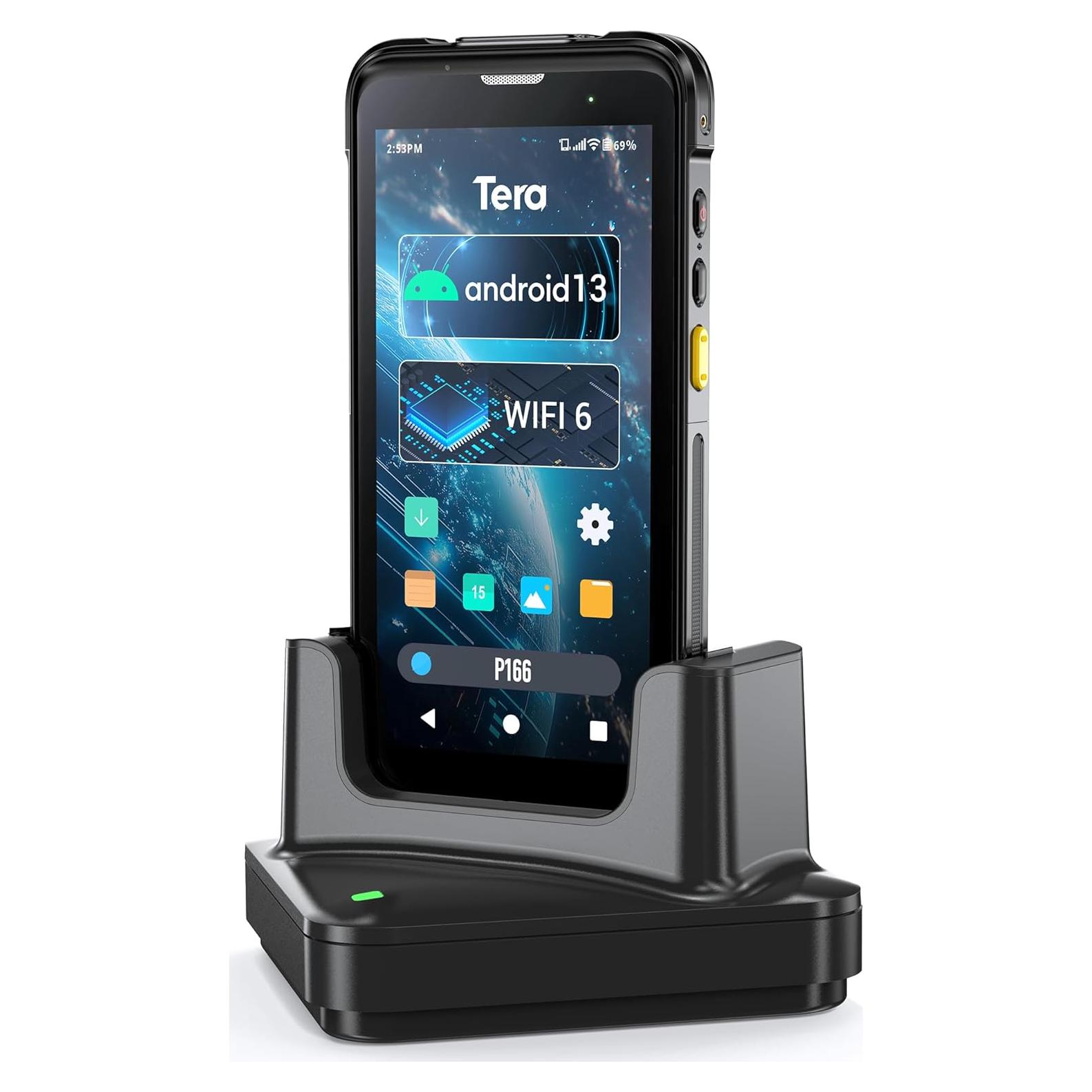 Escáner de Código de Barras Tera P166 Android 13 5.5" HD