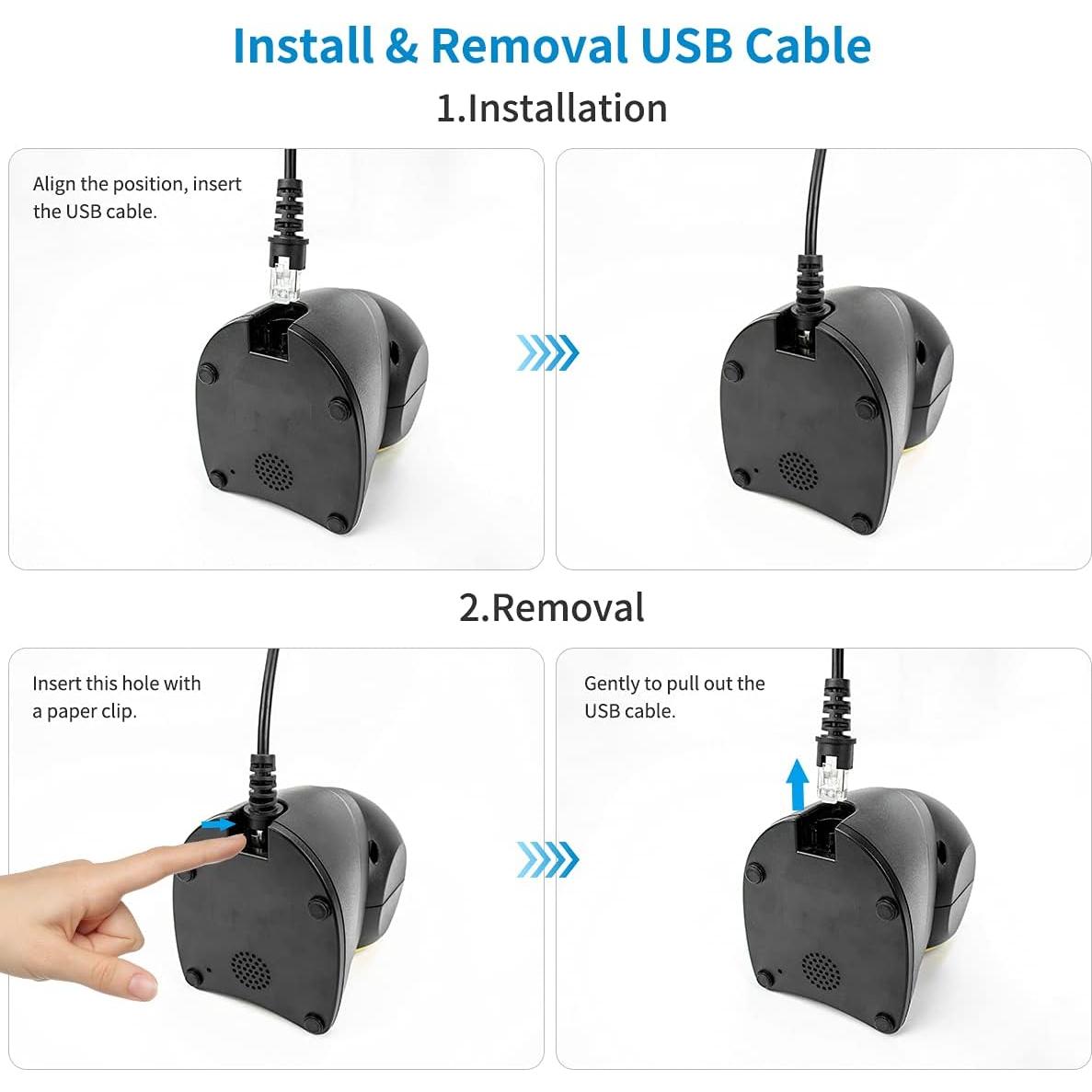 Escáner de Código de Barras NETUM NT-2055M 2D QR Automático
