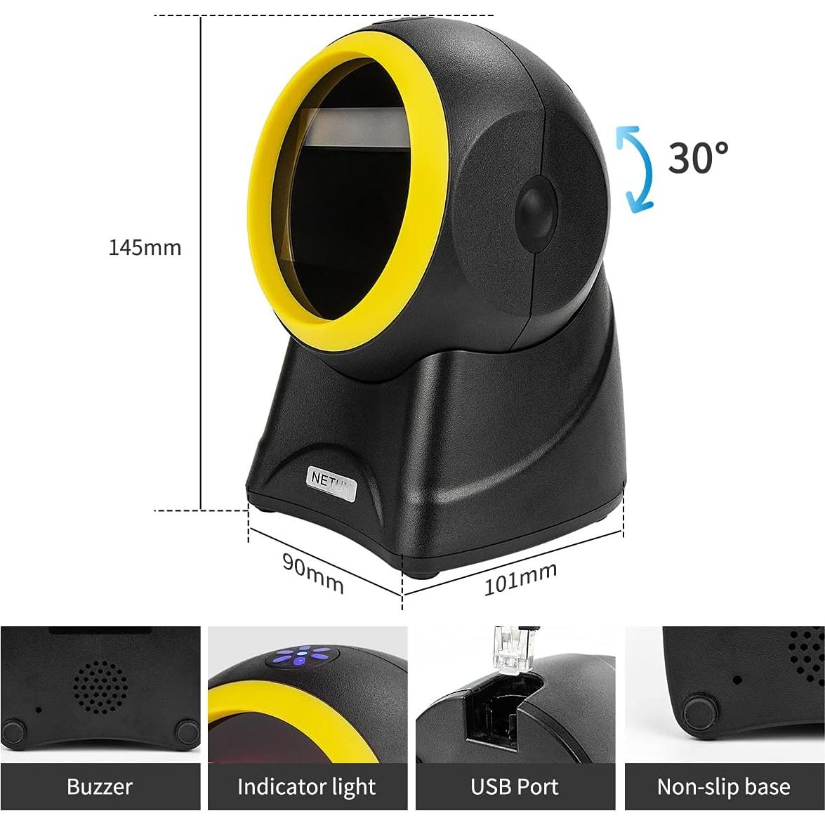 Escáner de Código de Barras NETUM NT-2055M 2D QR Automático