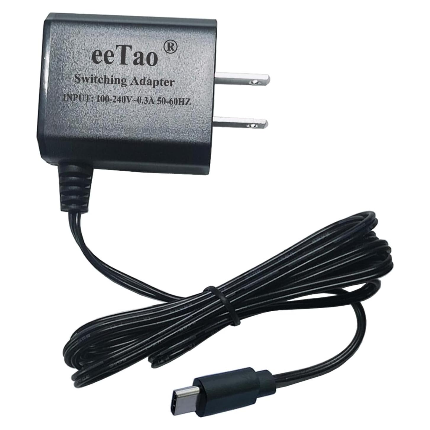 Adaptador AC/DC USBC 5V eeTao para Escáner Eyoyo EY-009L