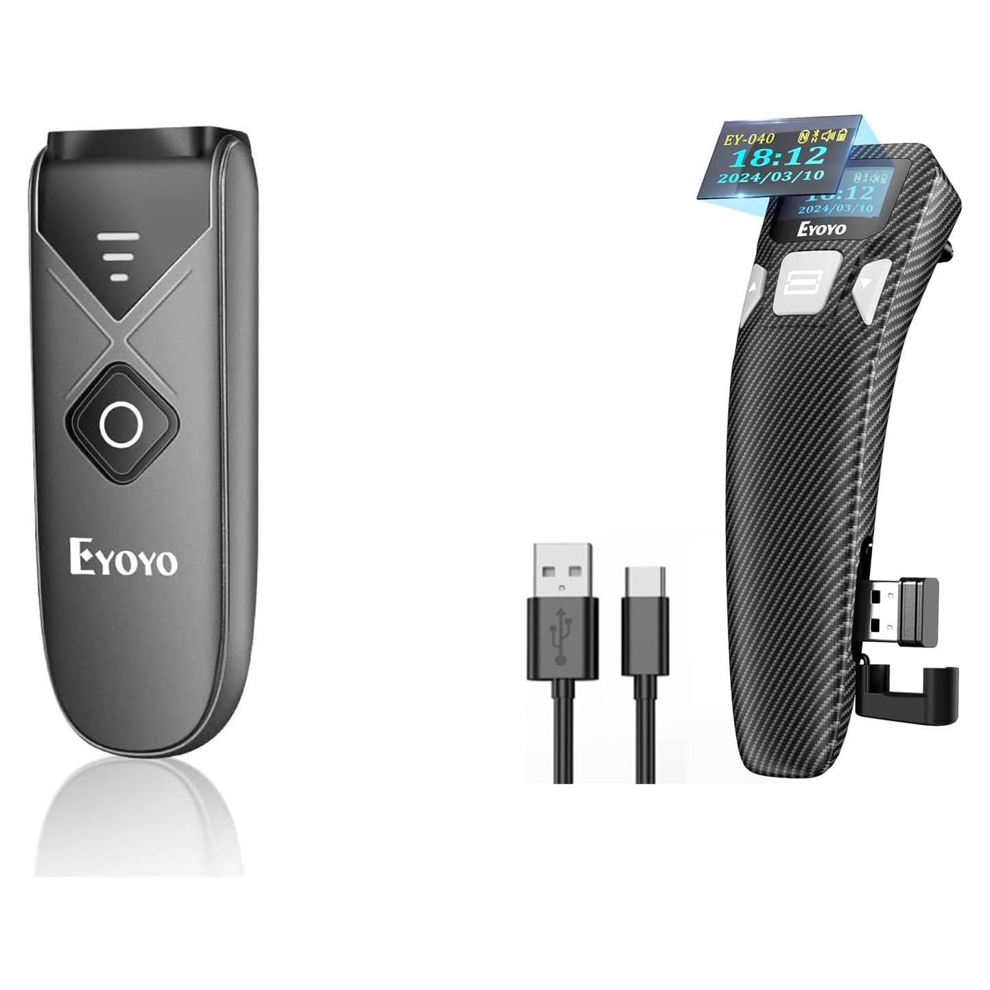 Escáner de Códigos de Barras Inalámbrico Eyoyo 2D Mini