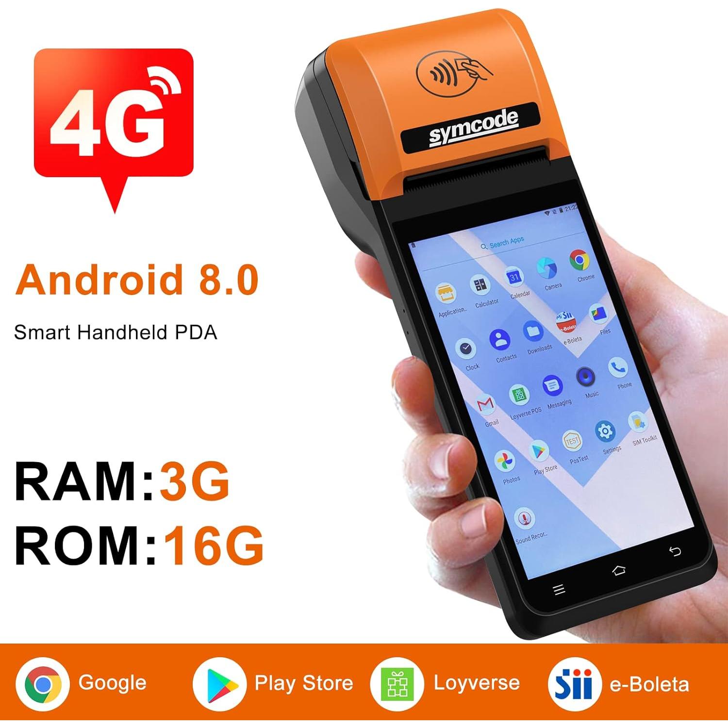Impresora Térmica POS Symcode MJ-Q50 58mm Android 8.1