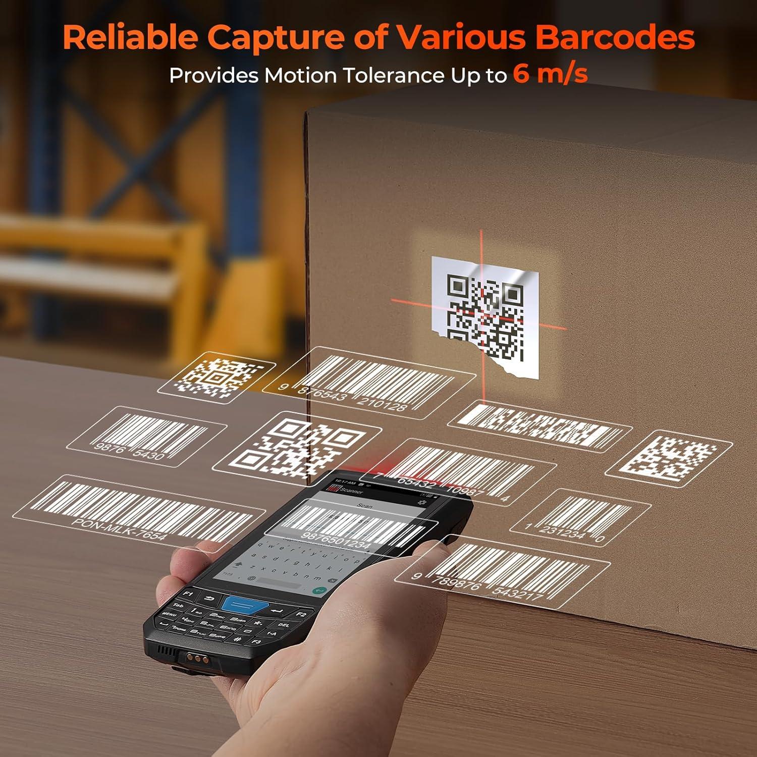 Escáner de Código de Barras MUNBYN 035Pro Android 13 4GB 64GB