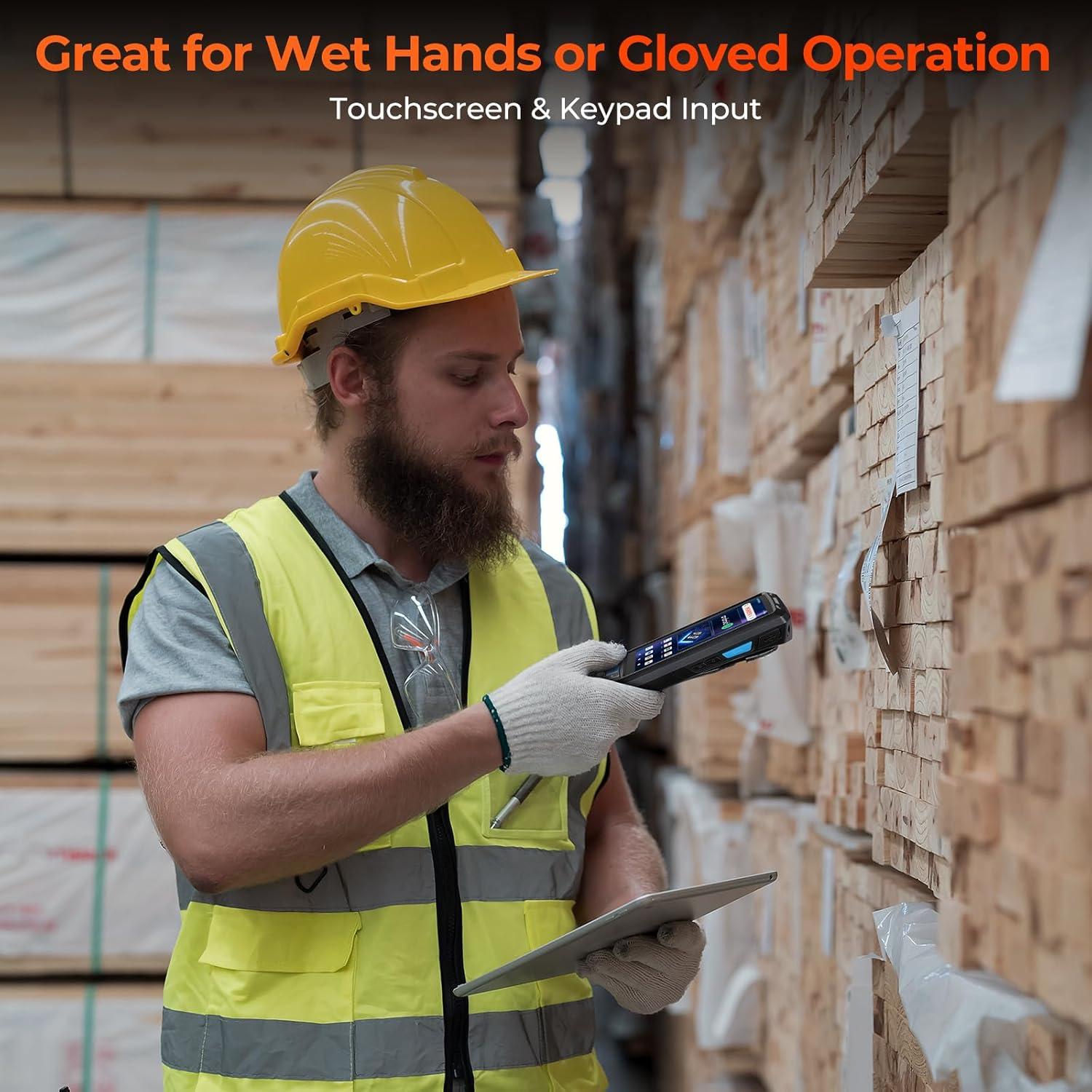 Escáner de Código de Barras MUNBYN 035Pro Android 13 4GB 64GB