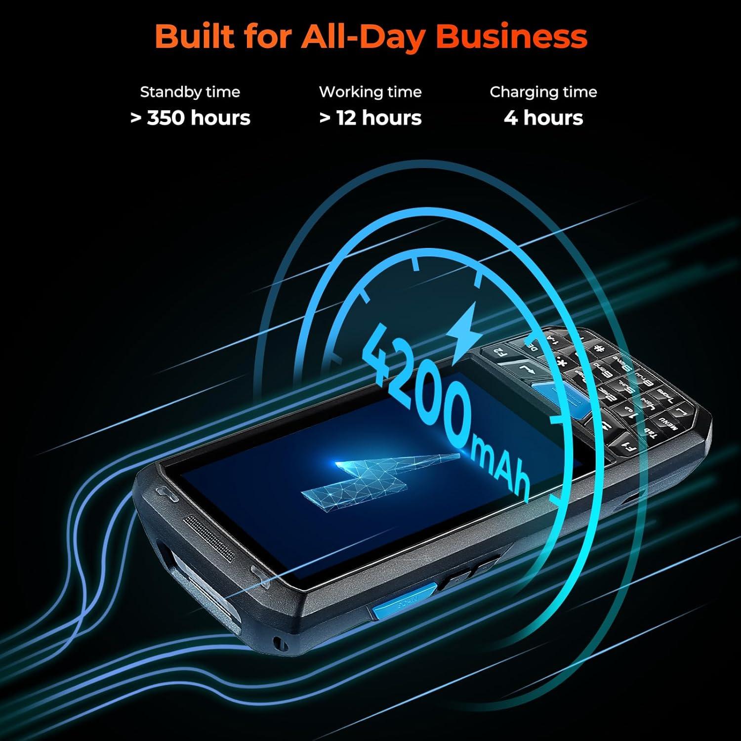 Escáner de Código de Barras MUNBYN 035Pro Android 13 4GB 64GB