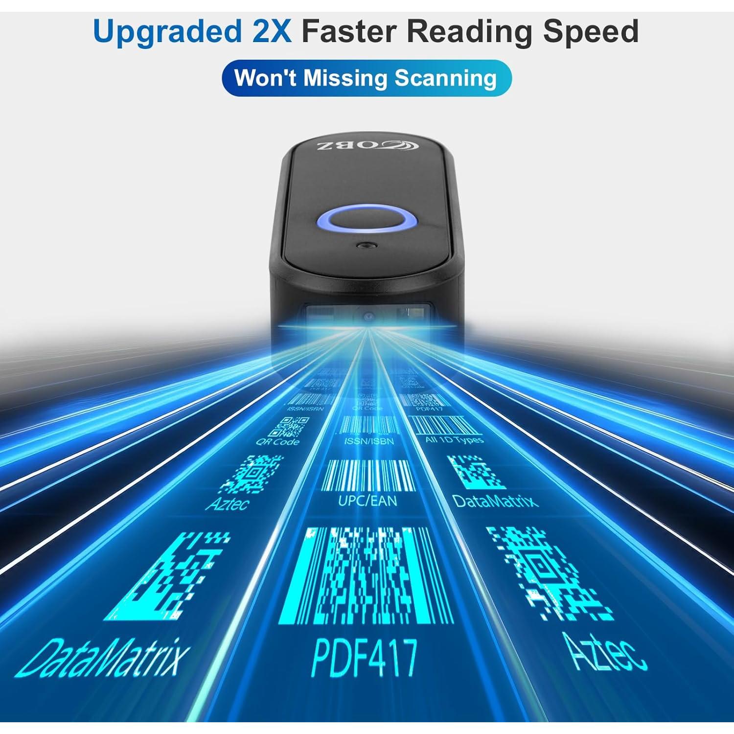 Escáner de Código de Barras Inalámbrico OBZ Mini 2D USB