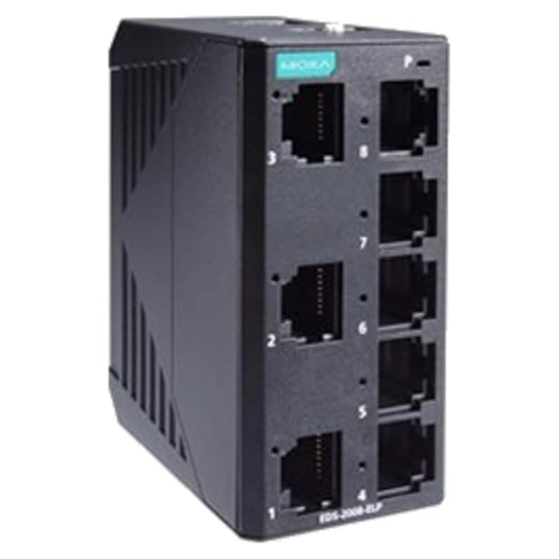 Interruptor No Gestionado MOXA EDS-2008-ELP 8 Puertos TP
