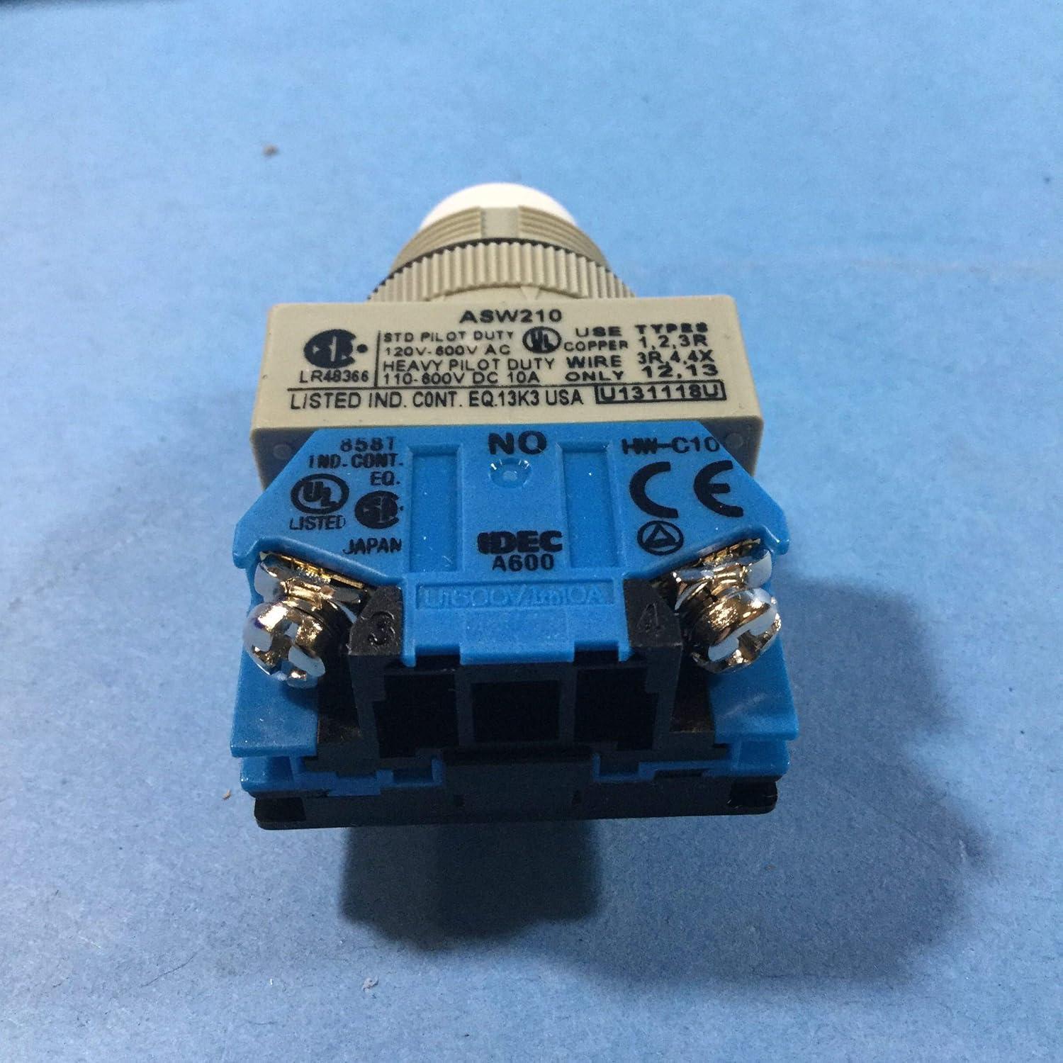 Interruptor de Perilla Idec ASW210 2 Posiciones 23x16cm