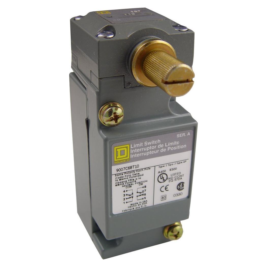 Interruptor de Límite Schneider Electric 9007C68T10 600V 2 Polos