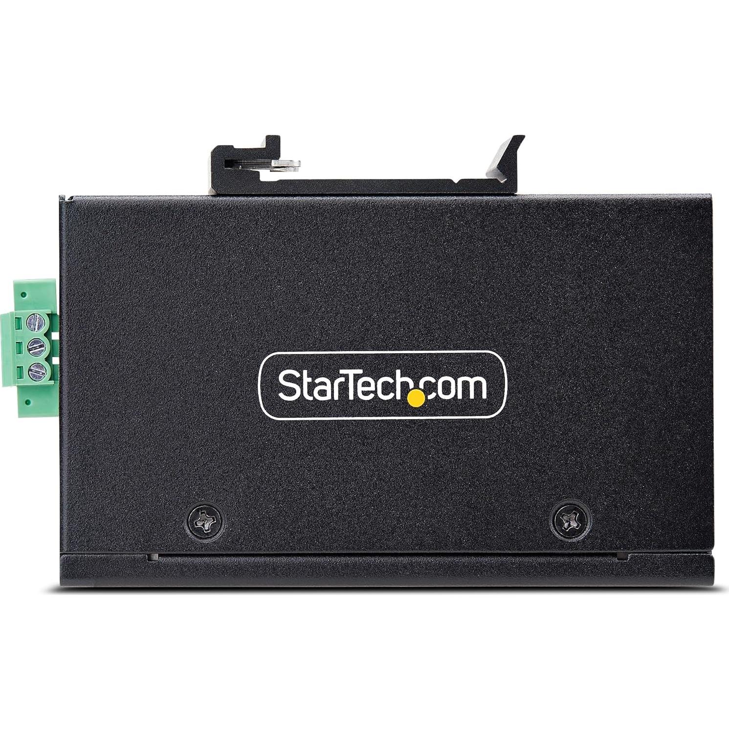 Interruptor de Red Industrial StarTech 5 Puertos Gigabit IP30