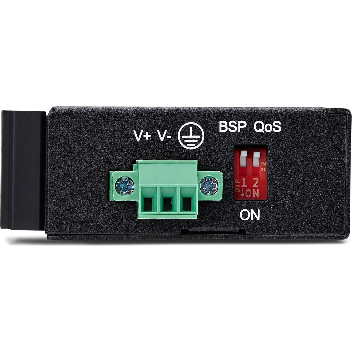 Interruptor de Red Industrial StarTech 5 Puertos Gigabit IP30