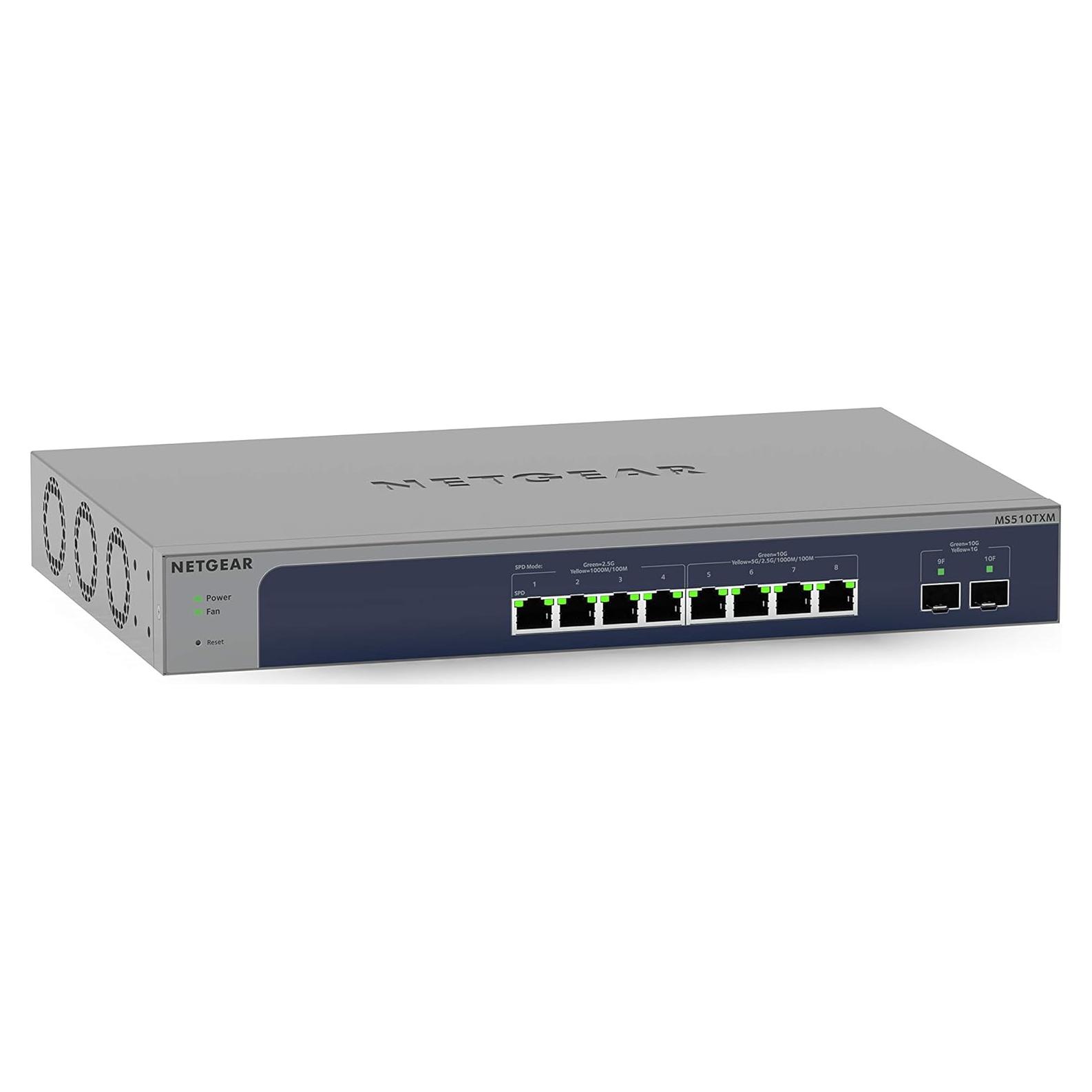 Switch NETGEAR MS510TXM 10 Puertos Multi-Gigabit Gestionado