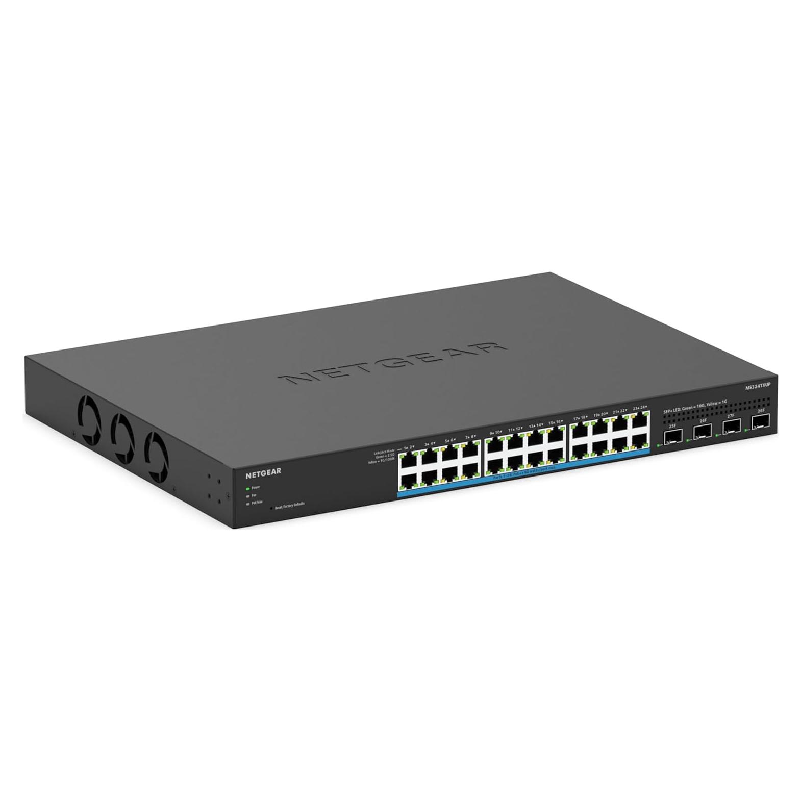 Switch NETGEAR MS324TXUP 28 Puertos Multi-Gig PoE++ 720W