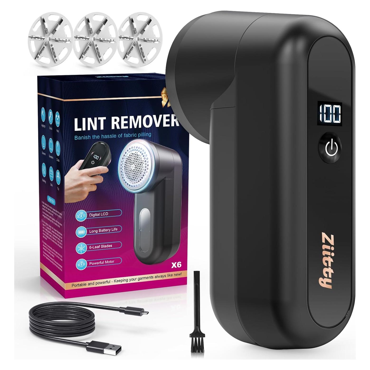 Raspador de Pelusa Ziitty X6 Recargable con Pantalla LCD