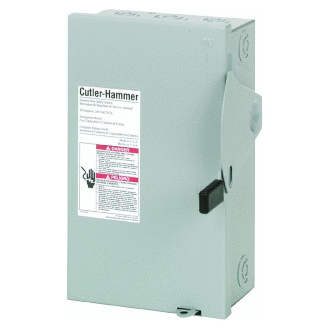 Interruptor de Seguridad Eaton DG221NGB 30A 240V Monofásico