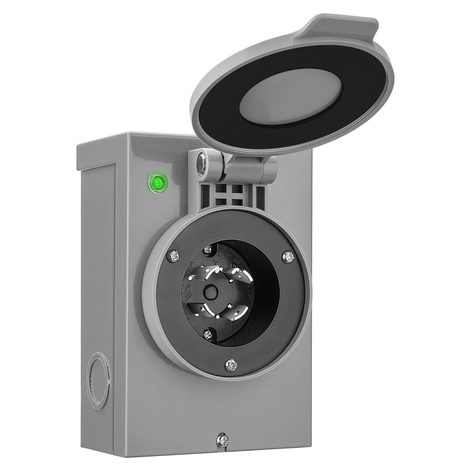 Caja de Entrada de Energía SURAIELEC 30A NEMA L14-30P 7500W