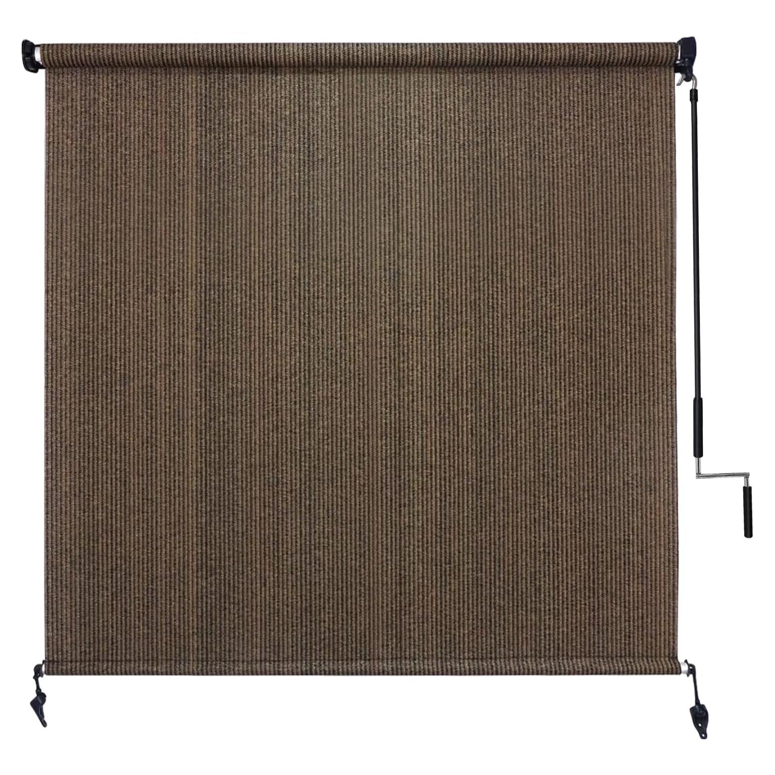 Persianas de Rodillo Amagenix 2.44m x 2.44m Mocha UV 90%