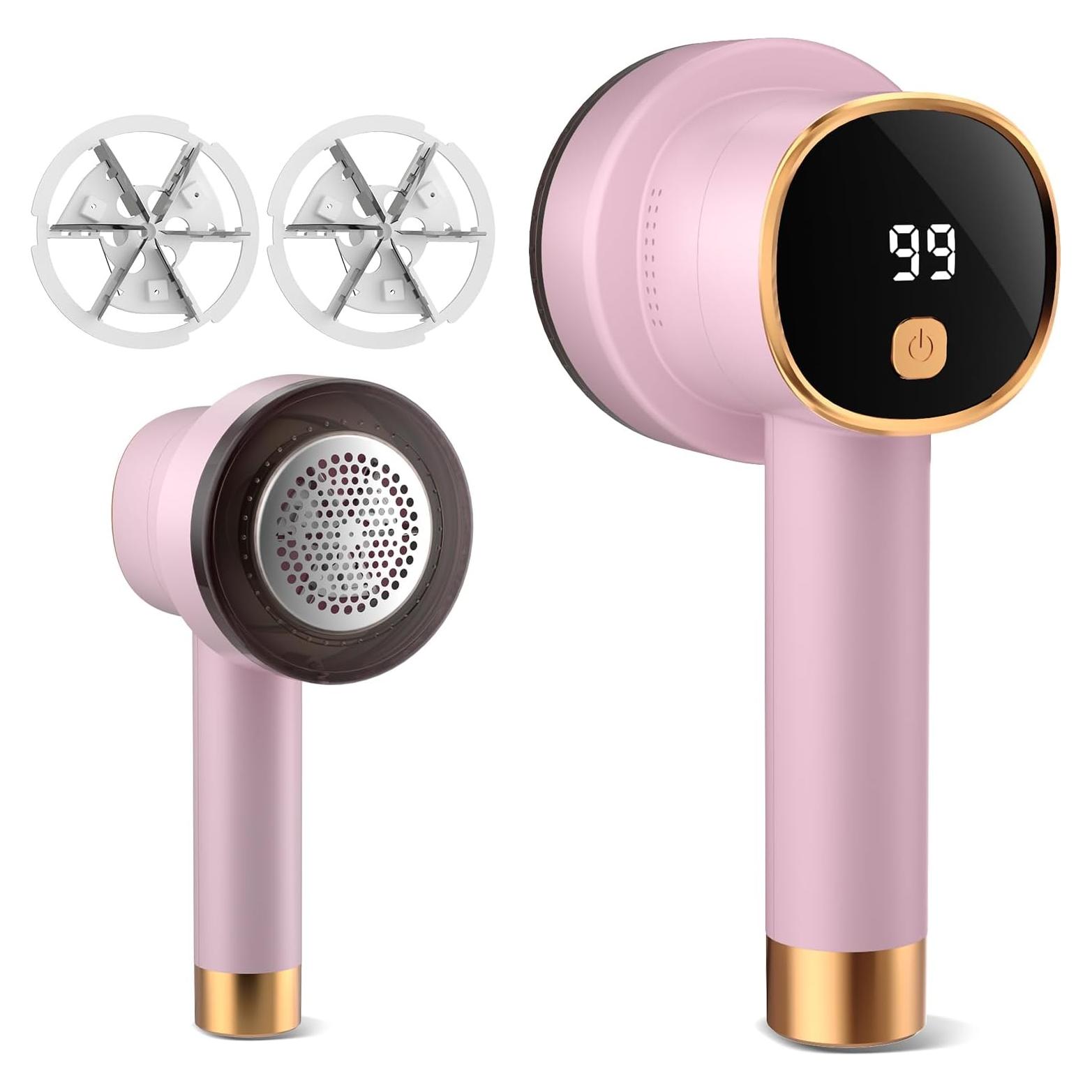 Raspador de Pelusa LVAINIT Rosa 6 Cuchillas 3 Velocidades