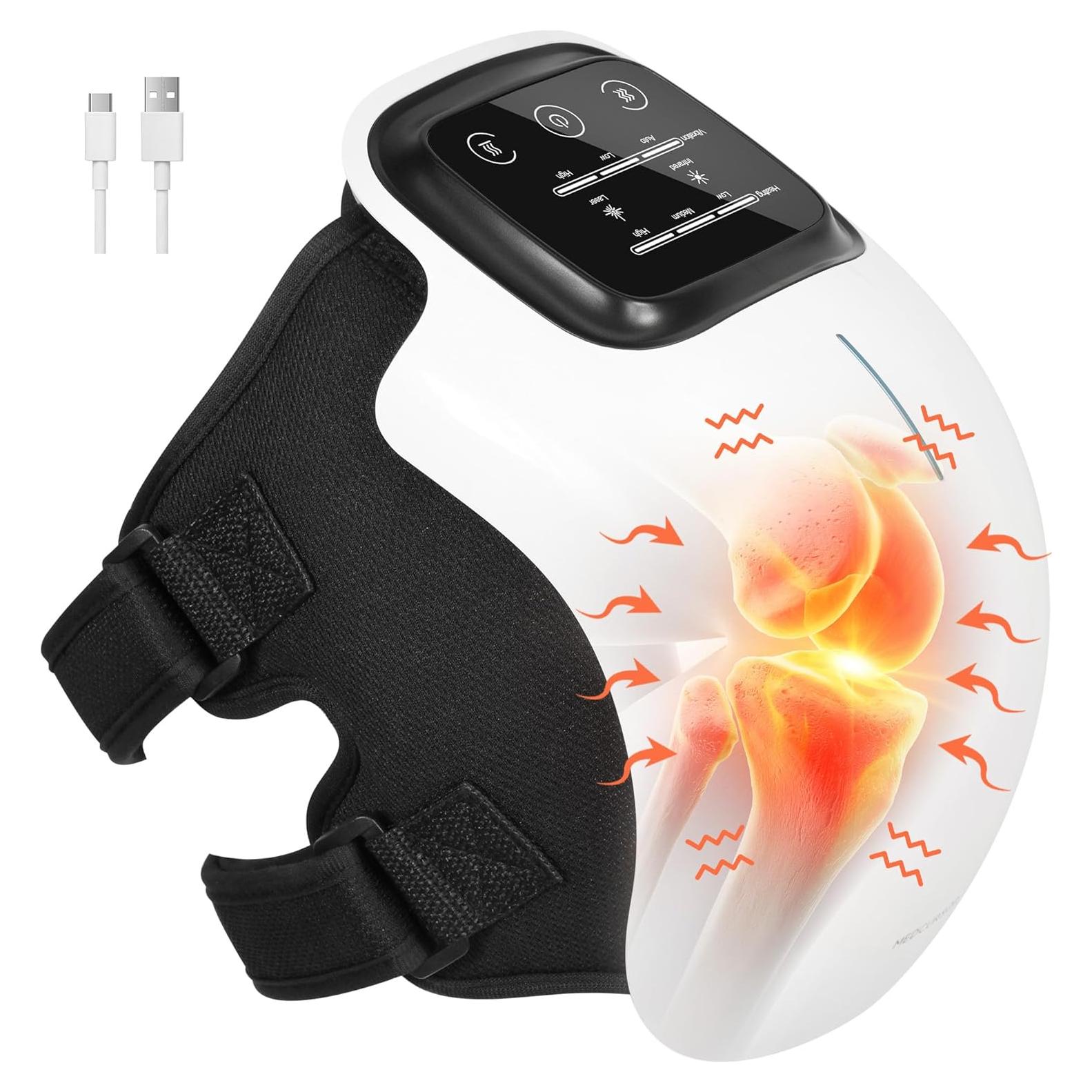 Masajeador de Rodilla Medcursor Inalámbrico con Calor 3 Niveles