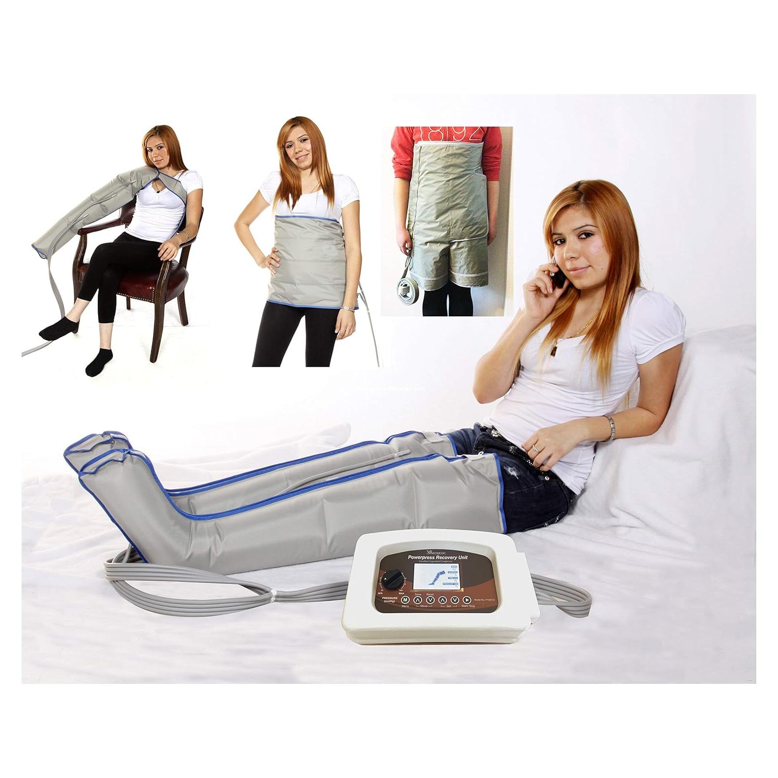 Sistema de Masaje de Piernas por Compresión POWERPRESS con Prendas