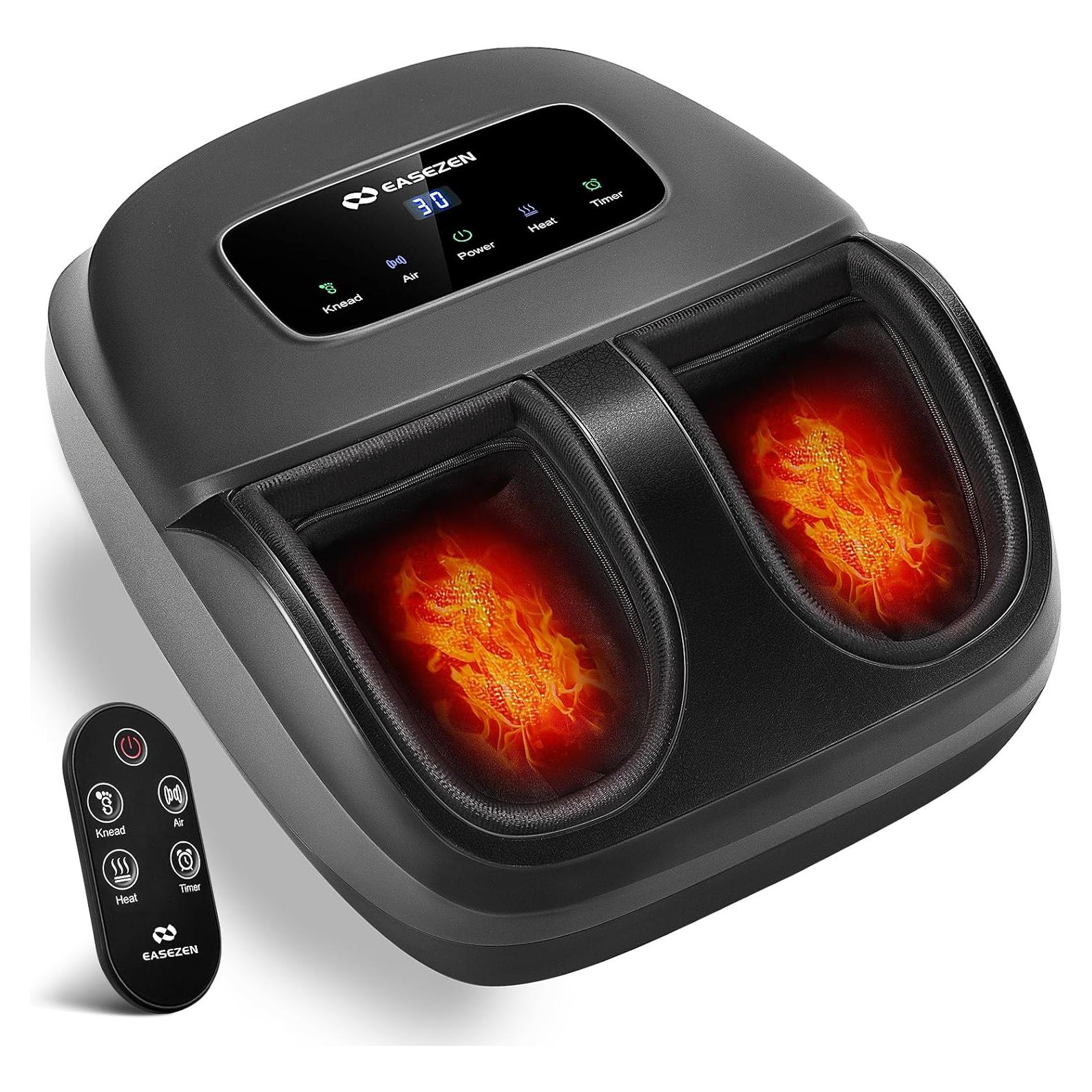 Masajeador de Pies Shiatsu EaseZen 2025 con Calor y Amasado