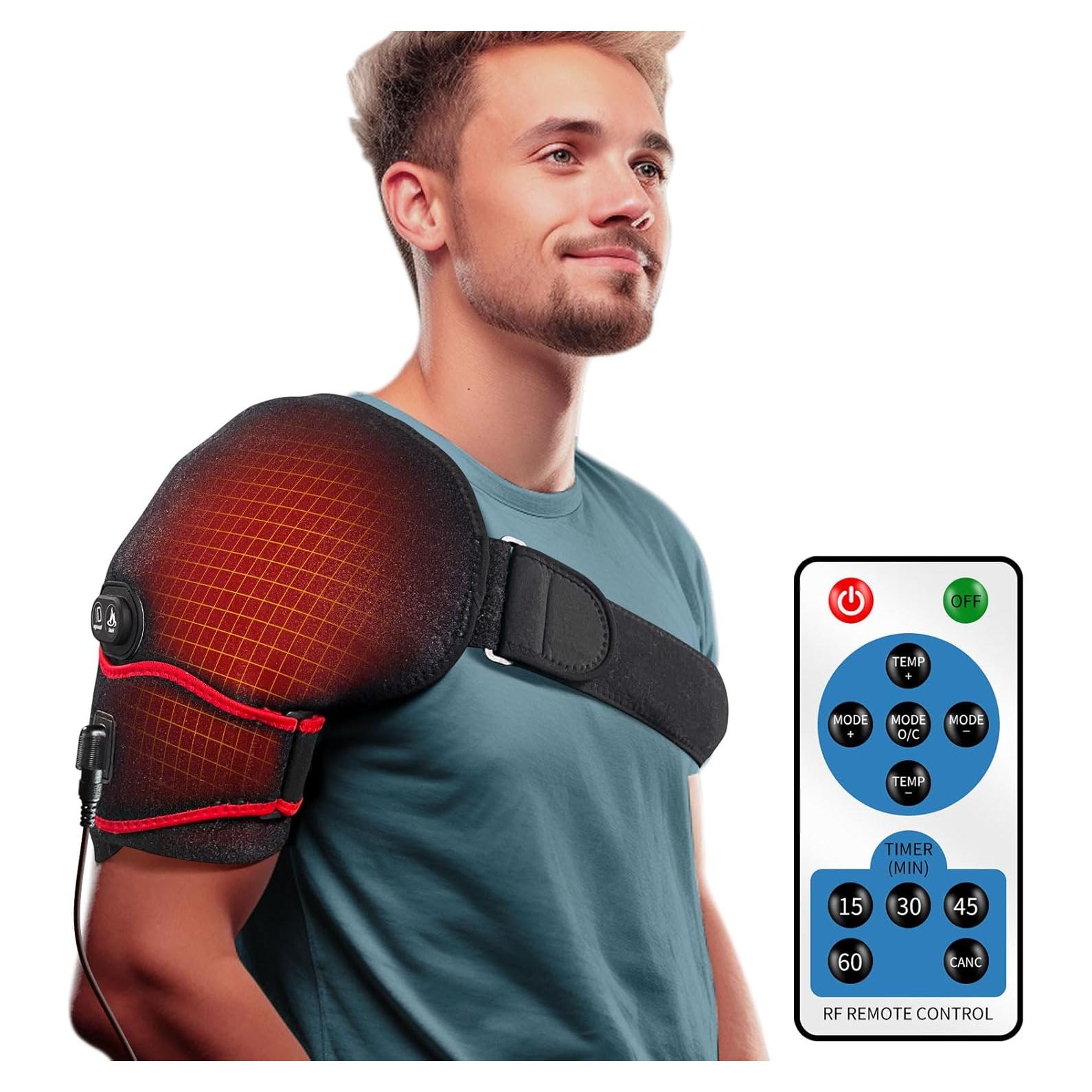 Almohadilla Térmica Sticro para Hombro XL/XXL con Masaje Vibrante