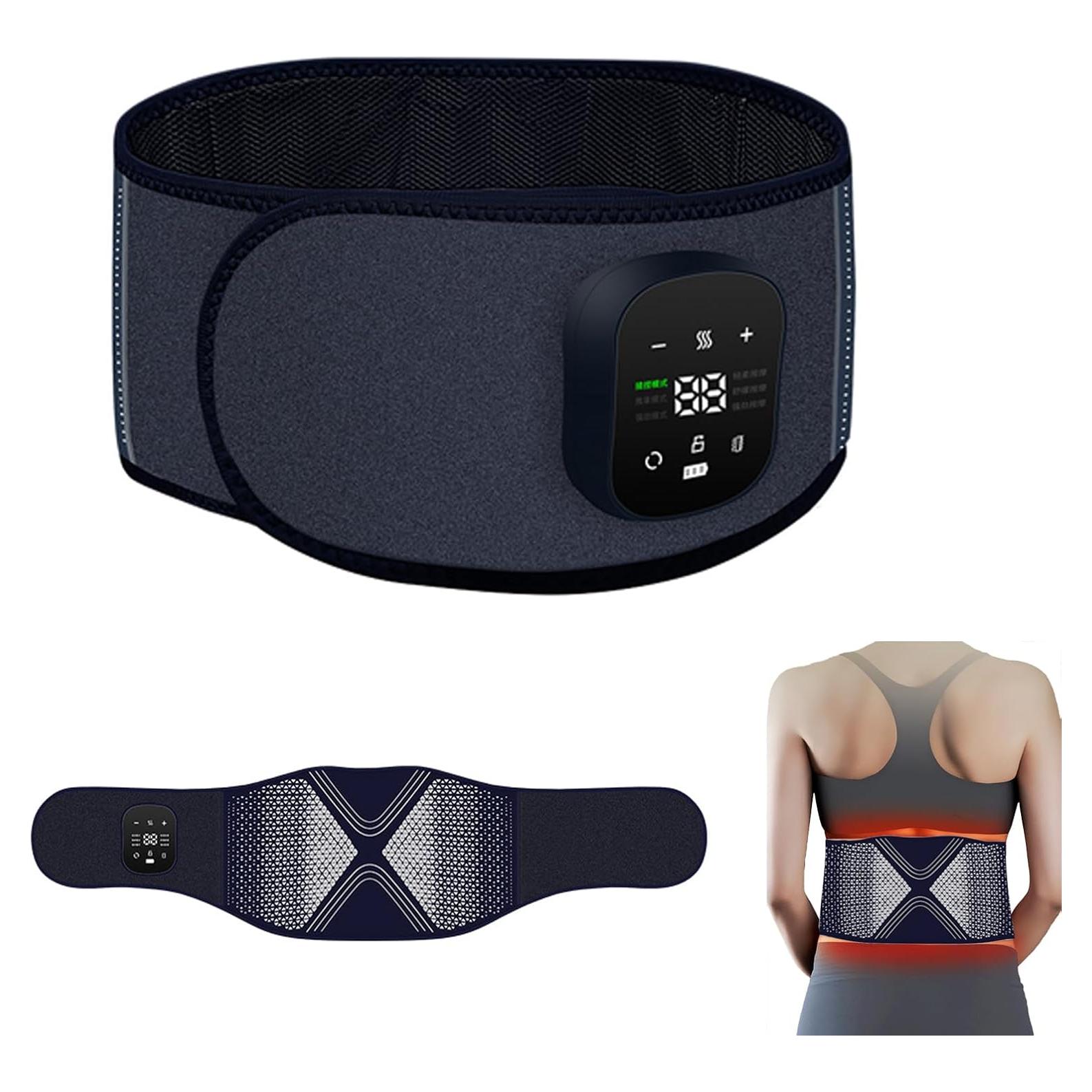 Masajeador de Espalda Inalámbrico Wtruoy con Calor y Vibración