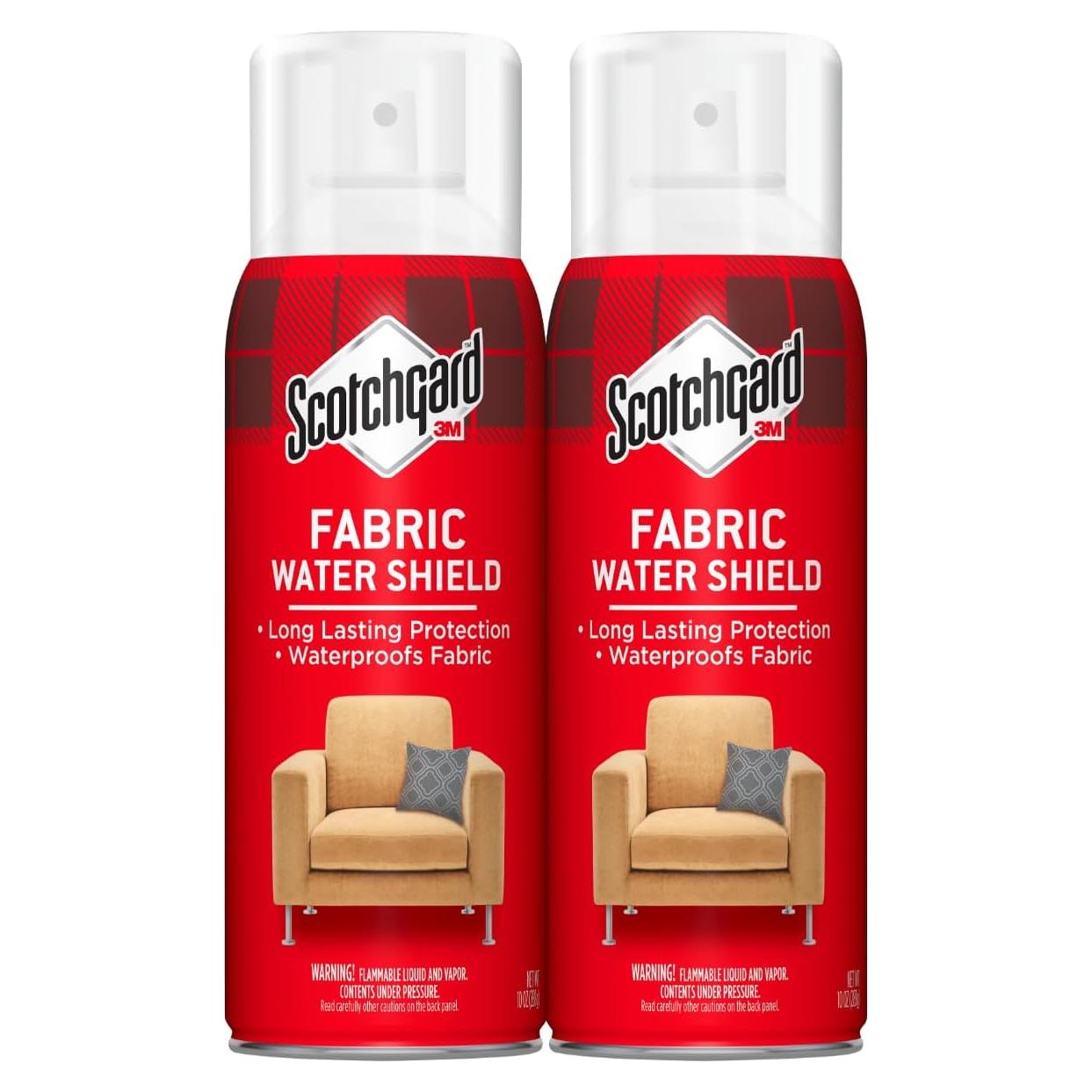 Escudo de Agua Scotchgard 10 Oz - Spray Repelente para Tela (2 Latas)