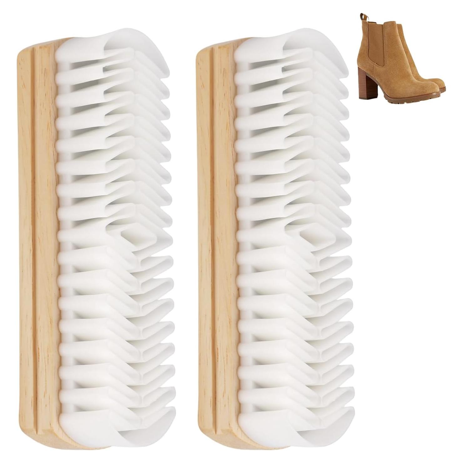 Cepillo y Borrador de Ante Genérico - 2 Piezas para Calzado