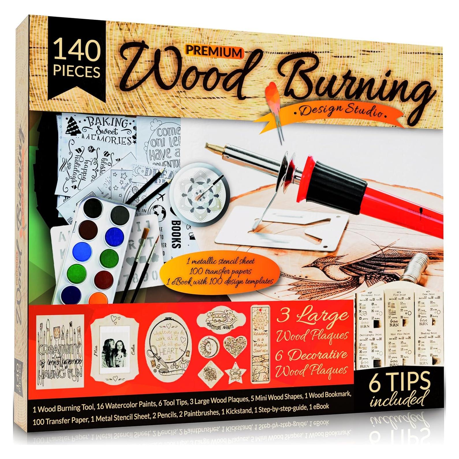 Kit de Quema de Madera Scissor-Tailed 140 Piezas