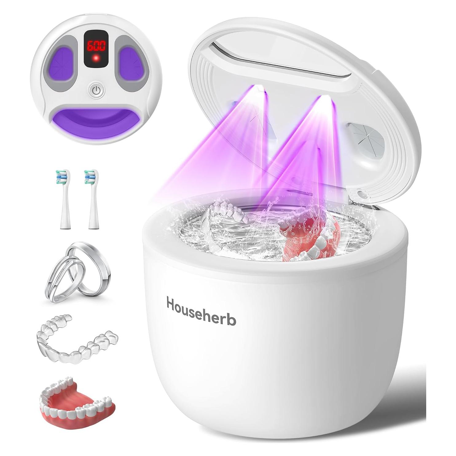 Limpiador Ultrasónico de Retenedores Househerb 200ml 45kHz