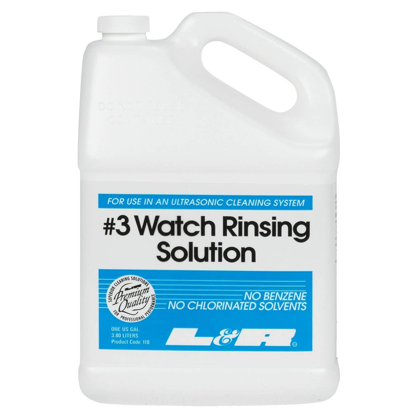 Solución de Enjuague L&R #3 para Relojes 3.81L