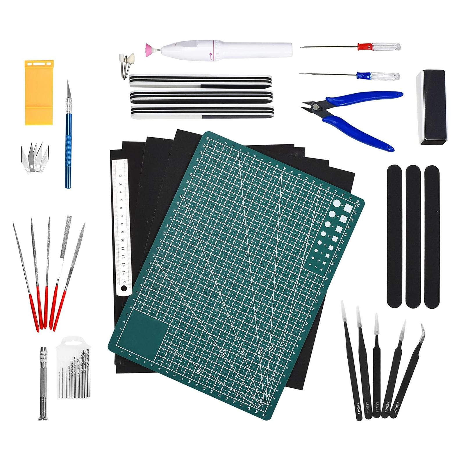 Kit de Herramientas Mandala Crafts 33 Pcs para Modelismo