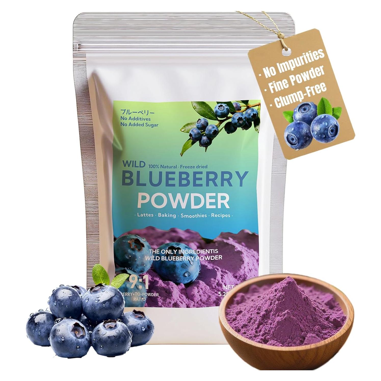 Polvo de Arándano Silvestre 150g - Sin Azúcar Añadido