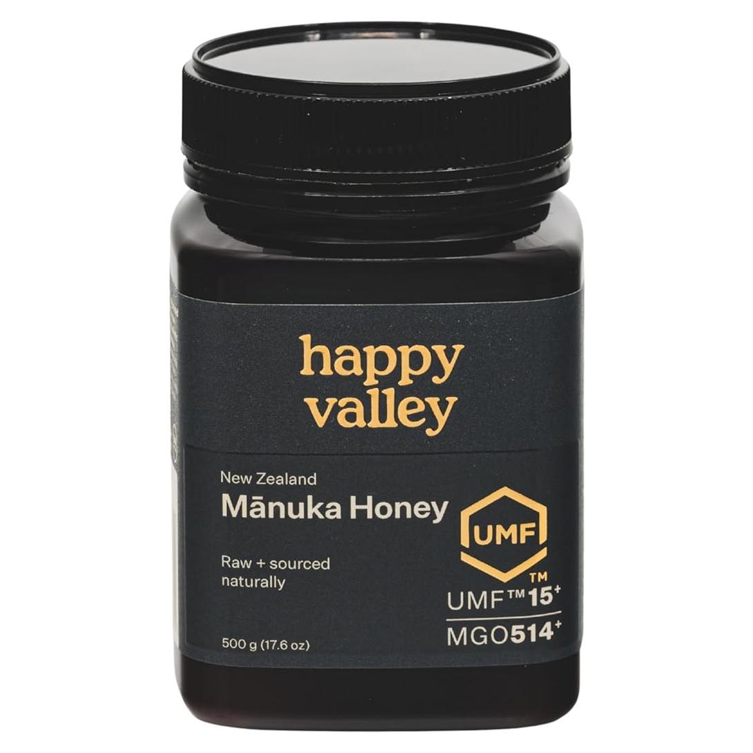 Miel de Manuka Cruda Happy Valley UMF 15+ MGO 514+ 500g