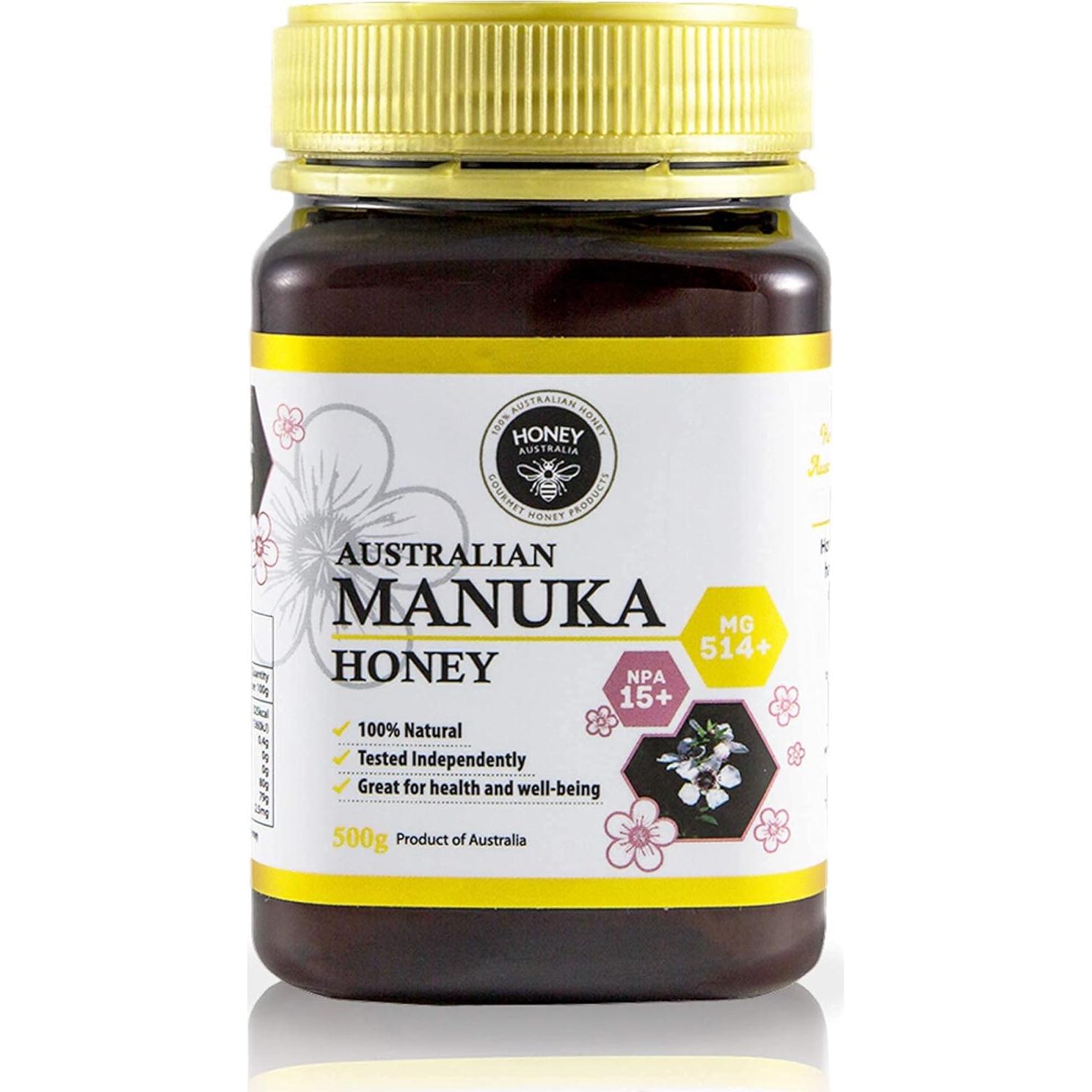 Paquete de Miel Manuka MGO 83+ y MGO 514+ 500g Orgánica