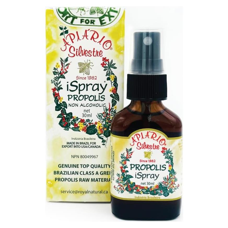 Spray de Propóleos Verde Brasileño Apiario Silvestre 30ml