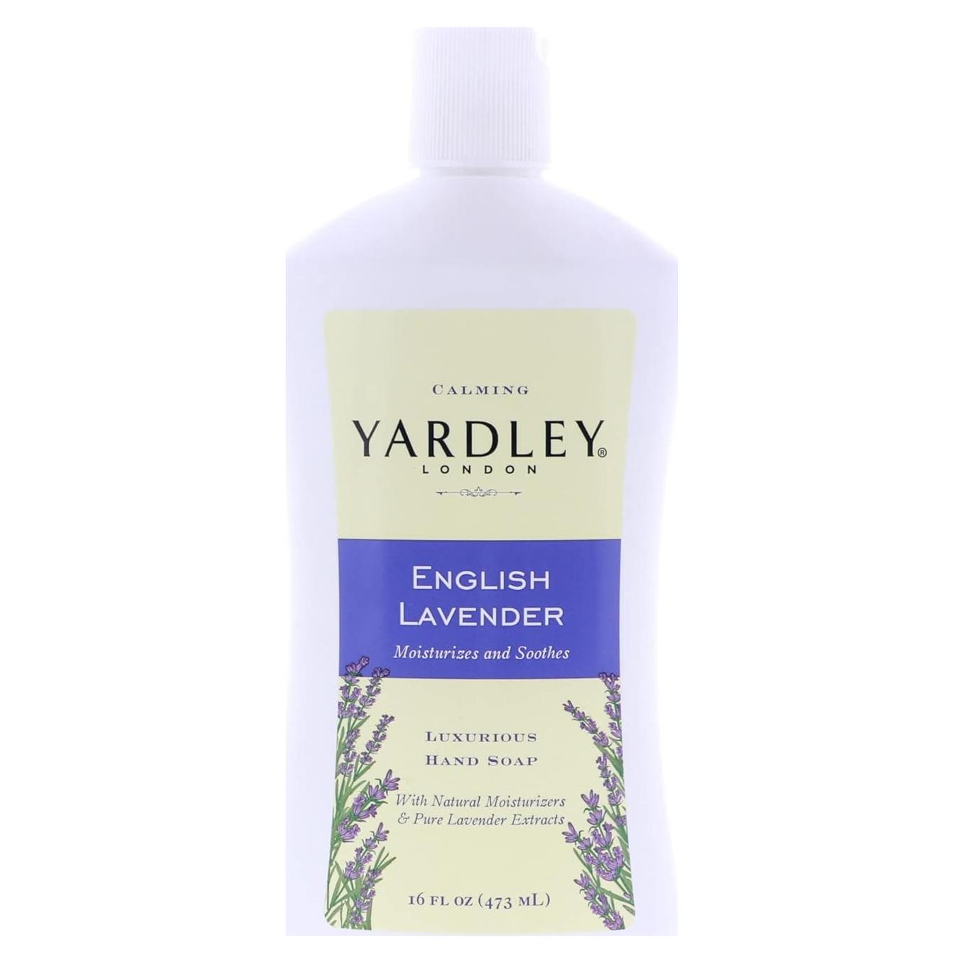 Jabón de Manos Lujo Yardley London Lavanda Inglesa 473ml - Paquete de 6