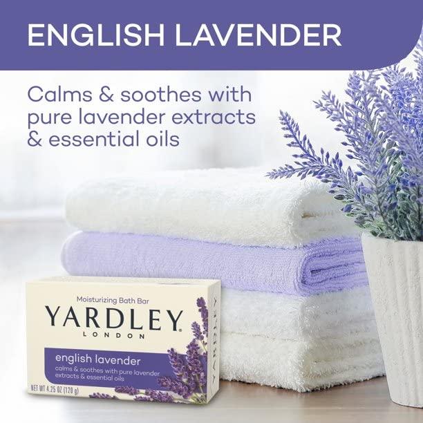 Barra de Baño Hidratante Yardley Lavanda Inglesa 120g